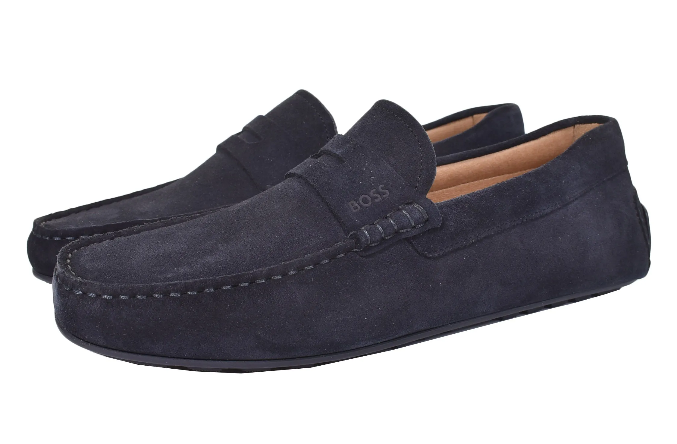Noel Moccasin Suede Driver Shoe Dark Blue sold by RAGAZZI product image thumbnail 2