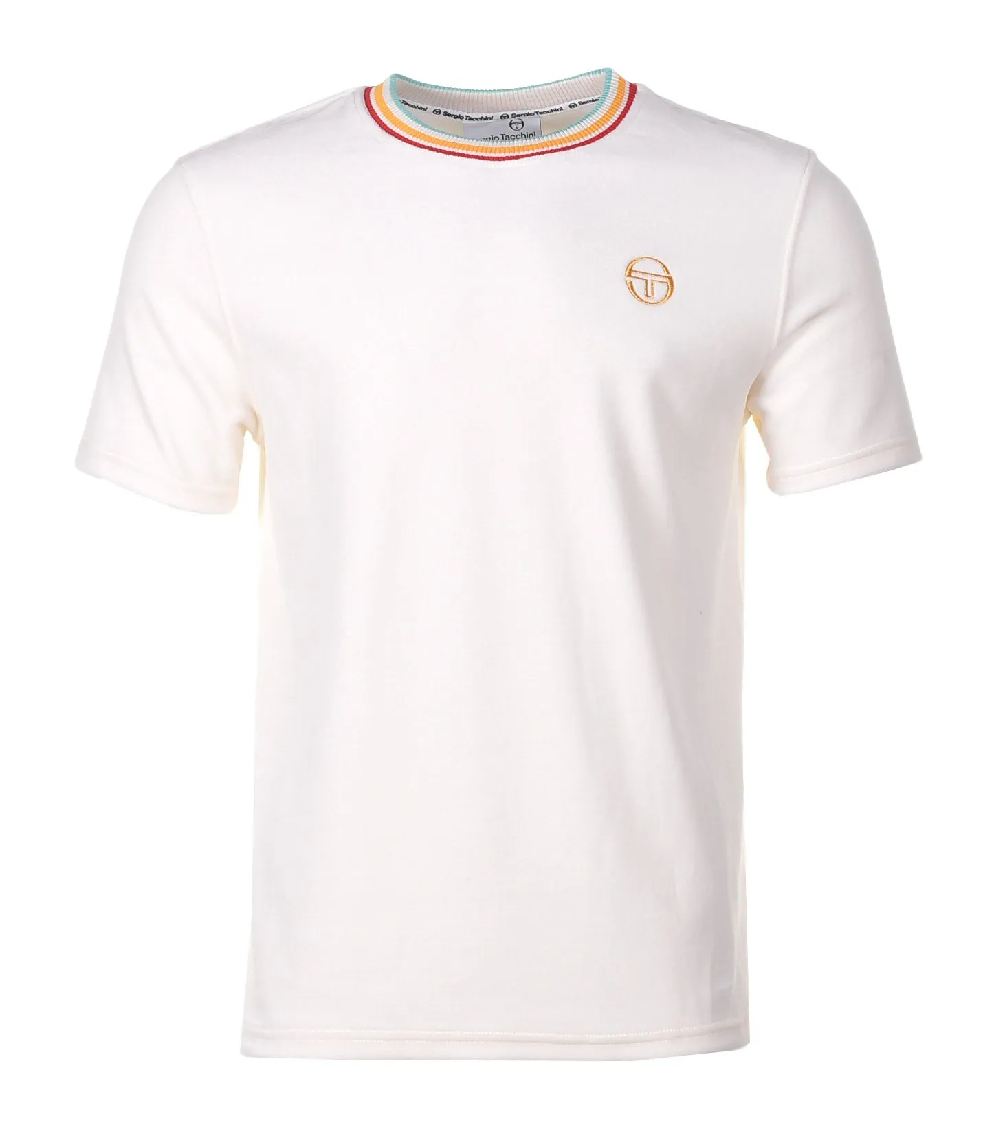 Slice Tee Velour T Shirt Gardenia Gold sold by RAGAZZI