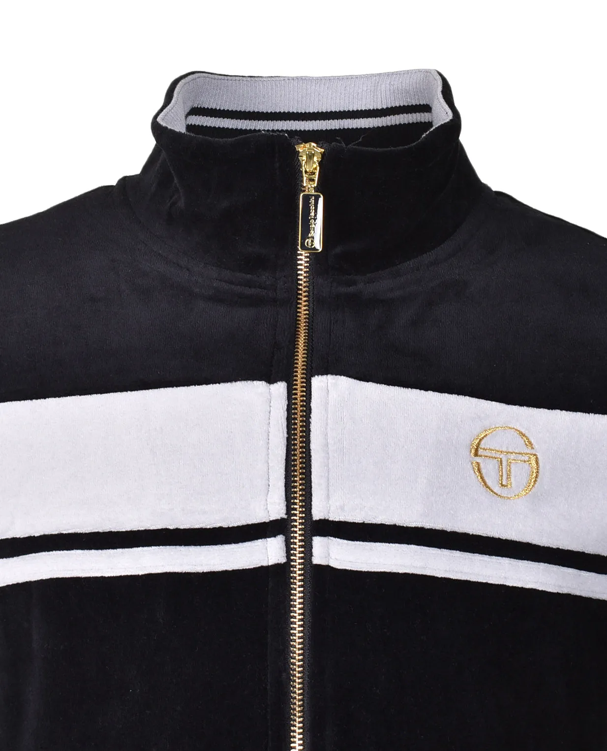 Damarind Velour Track Top Black sold by RAGAZZI product image thumbnail 4