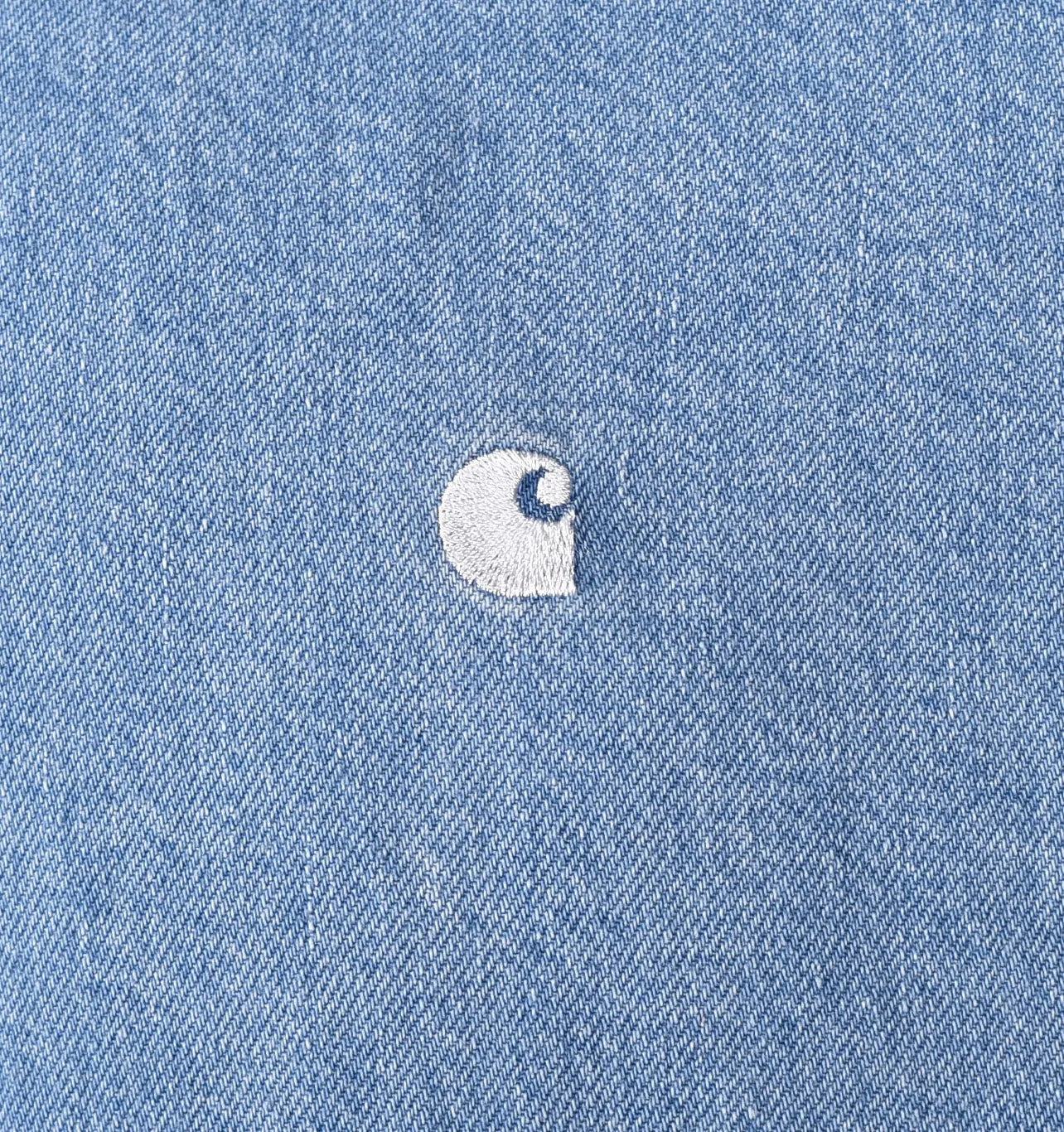 Long Sleeve Lucas Denim Shirt Blue Bleached sold by RAGAZZI product image thumbnail 4