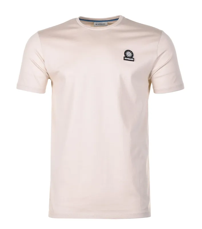 Badge Logo T Shirt Stone sold by RAGAZZI