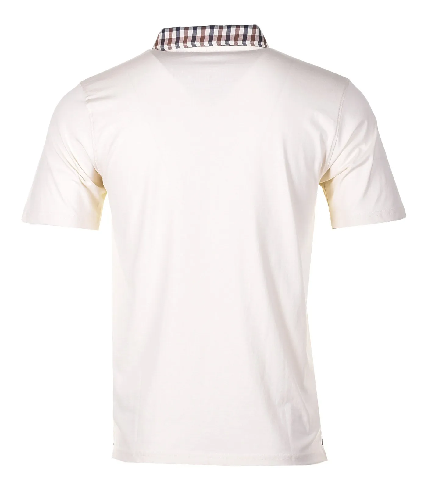 Active Supima Club Check Rib Polo Old White sold by RAGAZZI product image thumbnail 2