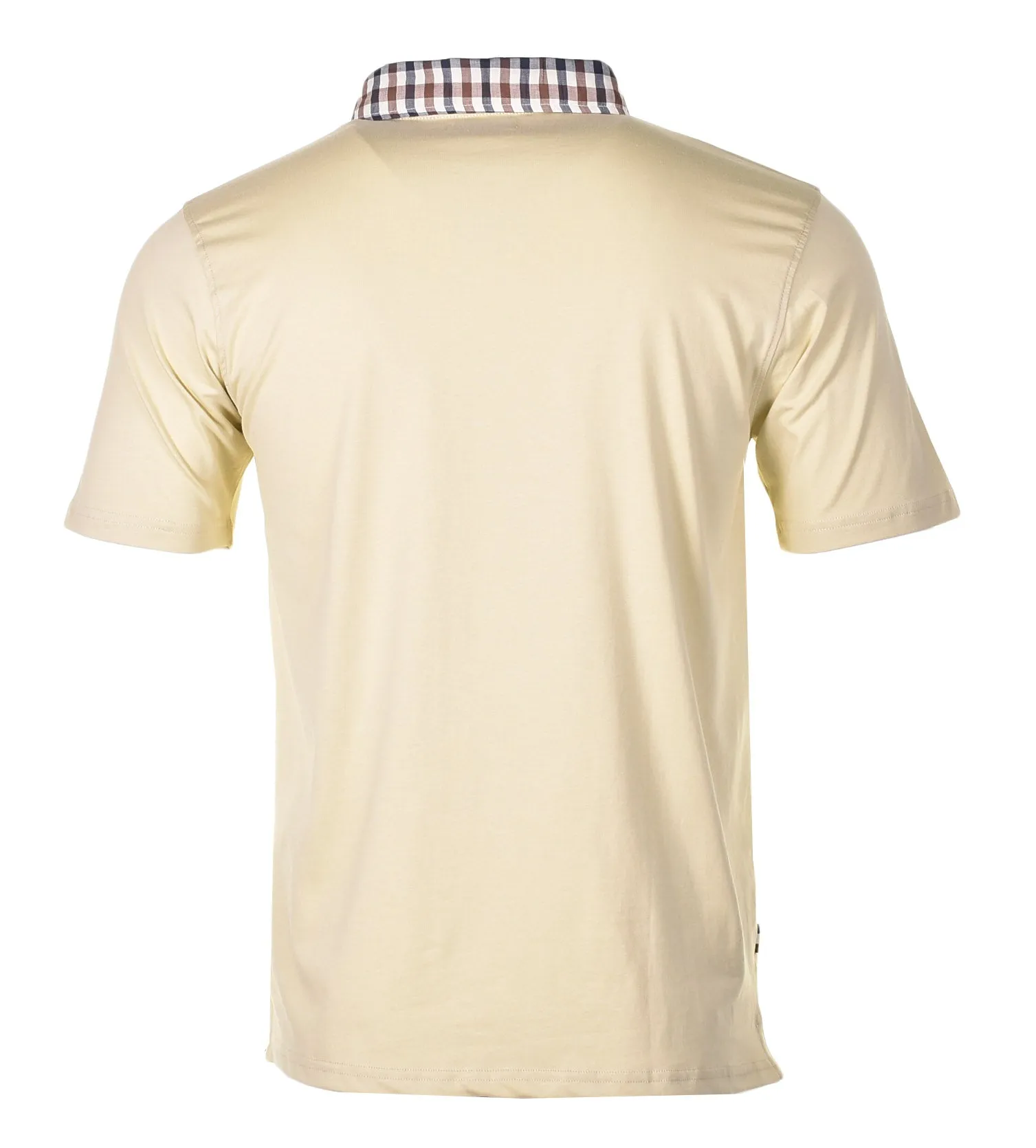 Active Supima Club Check Rib Polo Beige sold by RAGAZZI product image thumbnail 2