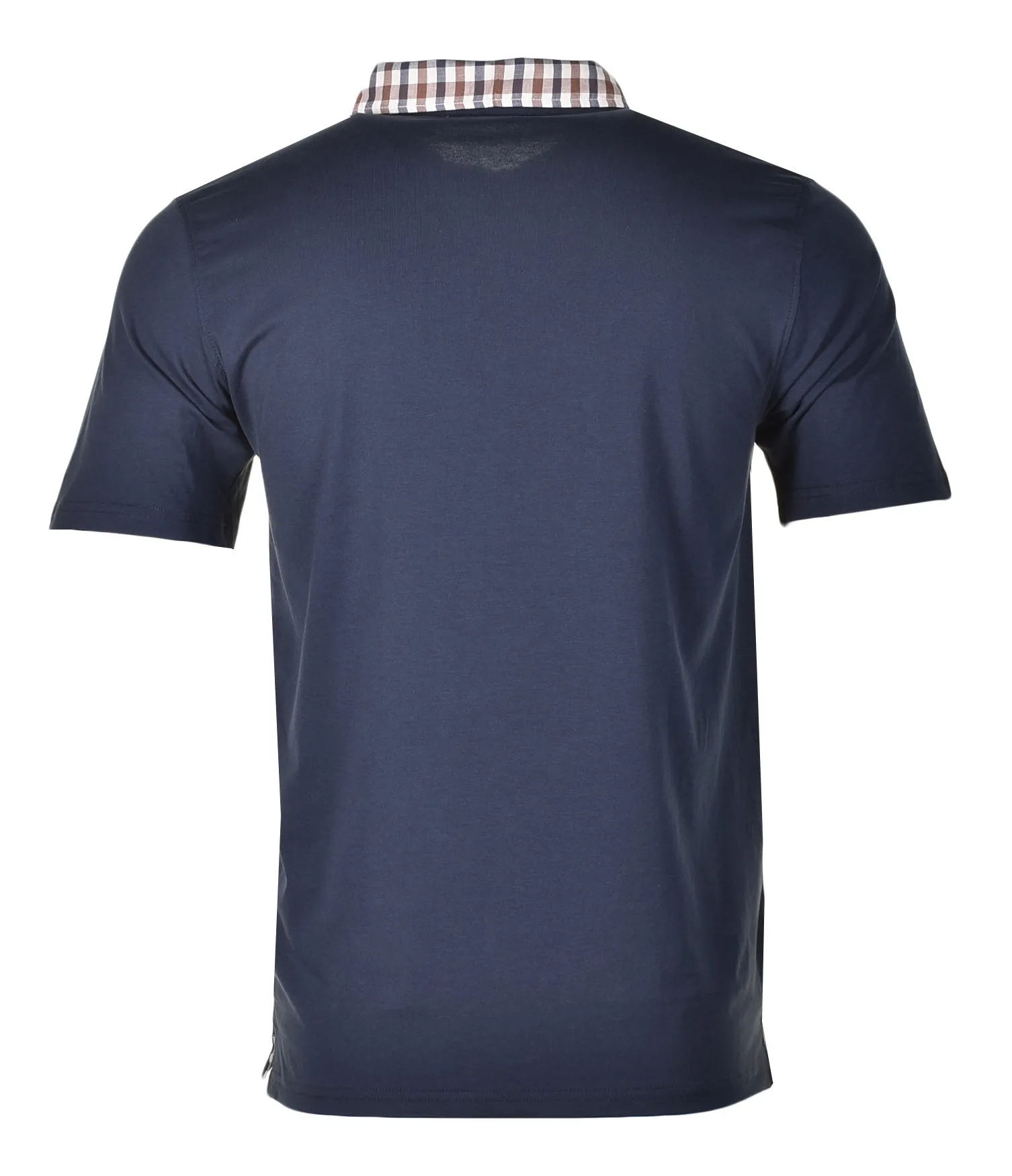 Active Supima Club Check Rib Polo Navy sold by RAGAZZI product image thumbnail 2