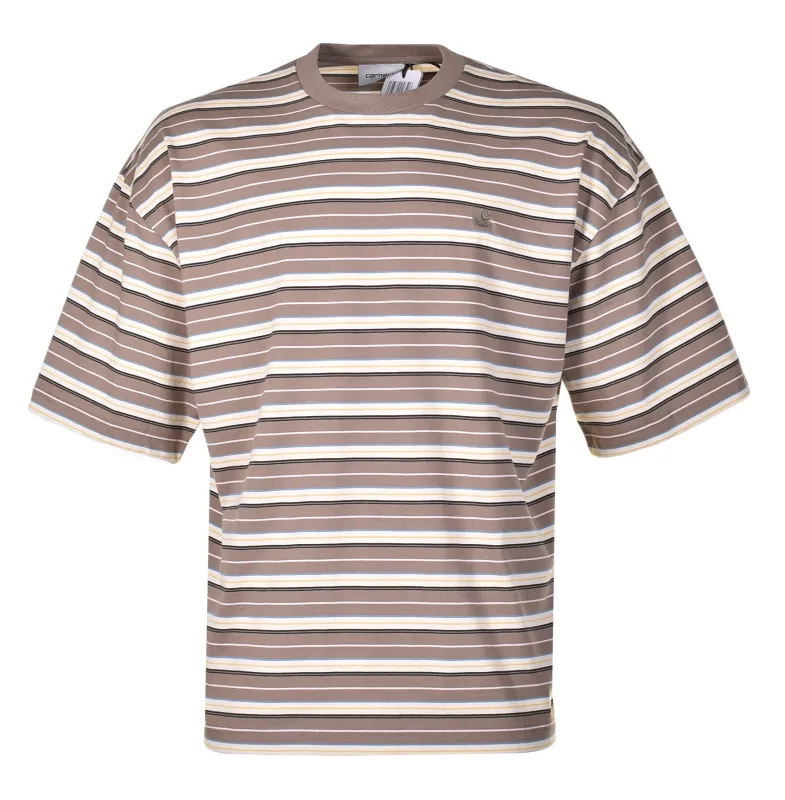 Short Sleeve Nathan Stripe T Shirt Branch sold by RAGAZZI