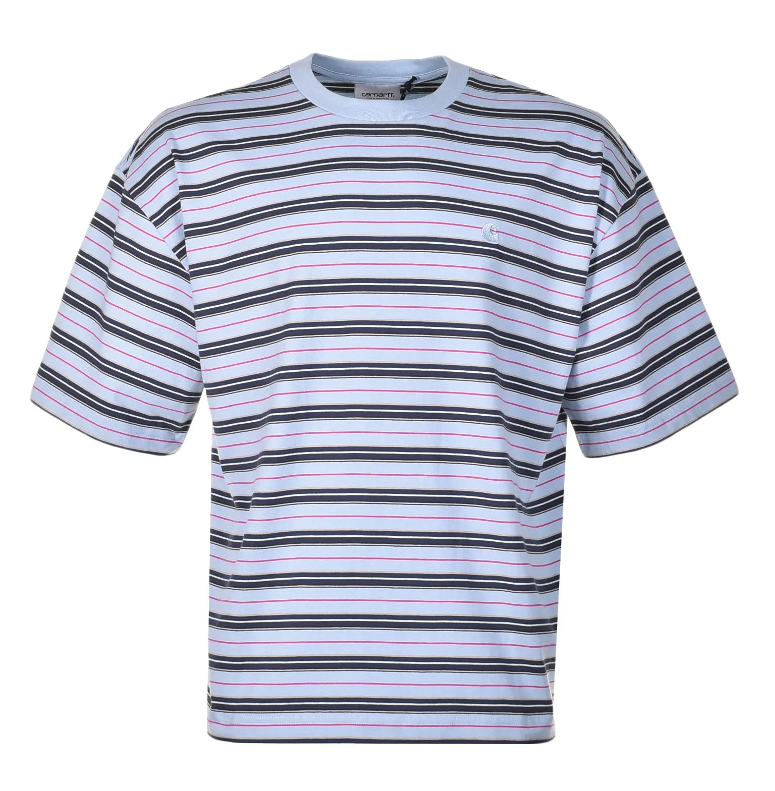 Short Sleeve Nathan Stripe T-Shirt Air Sky sold by RAGAZZI