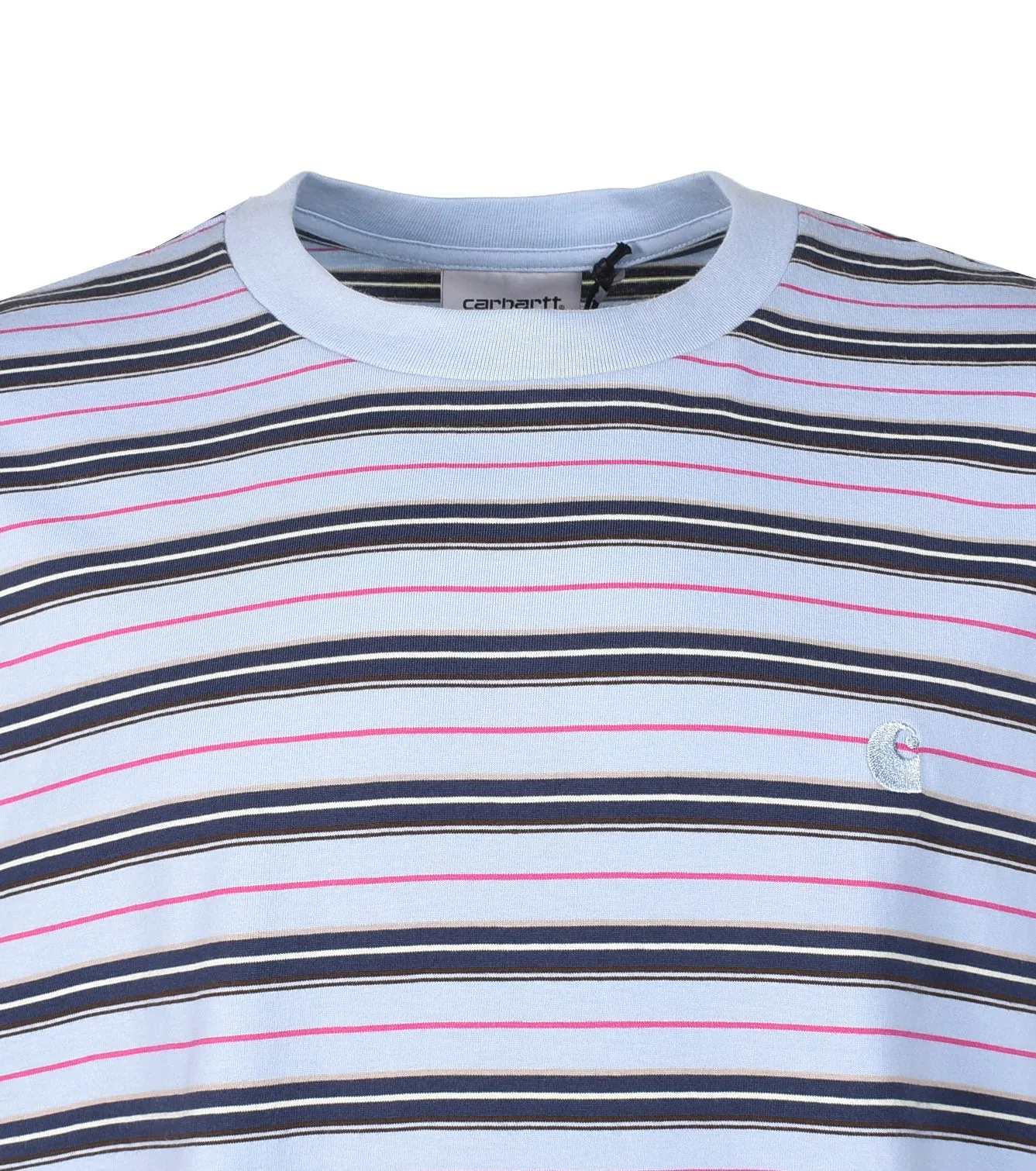 Short Sleeve Nathan Stripe T-Shirt Air Sky sold by RAGAZZI product image thumbnail 3