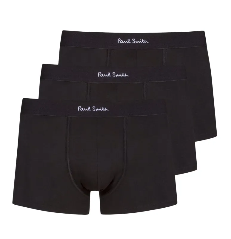 3 Pack Trunk Boxers Plain Black sold by RAGAZZI