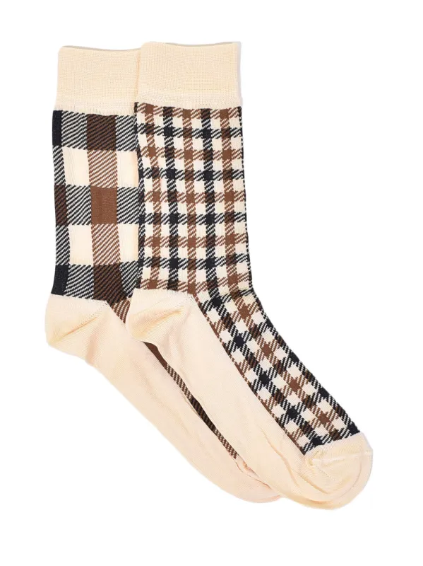 Two Pack Check Socks sold by RAGAZZI