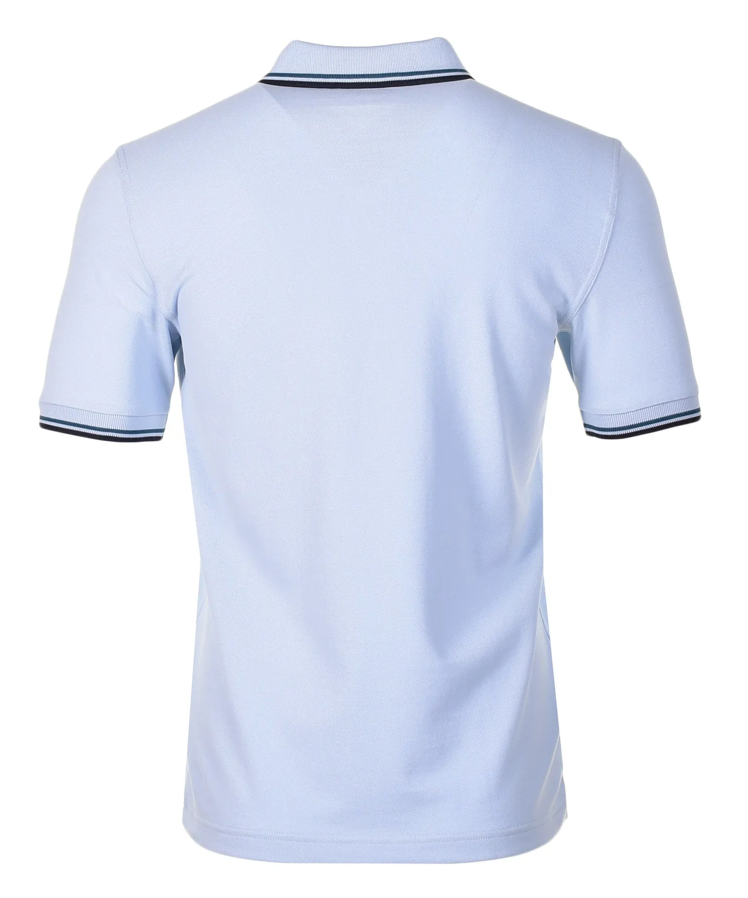 Short Sleeve Twin Tipped Polo Shirt Light Smoke Petrol sold by RAGAZZI product image thumbnail 2