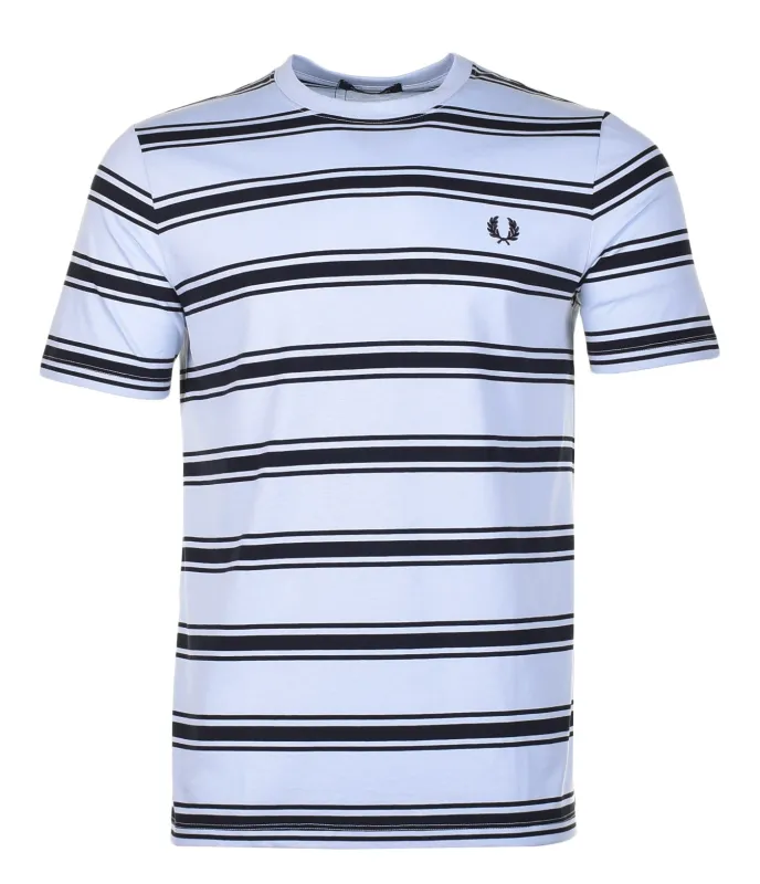 Fine Stripe T Shirt Light Smoke sold by RAGAZZI