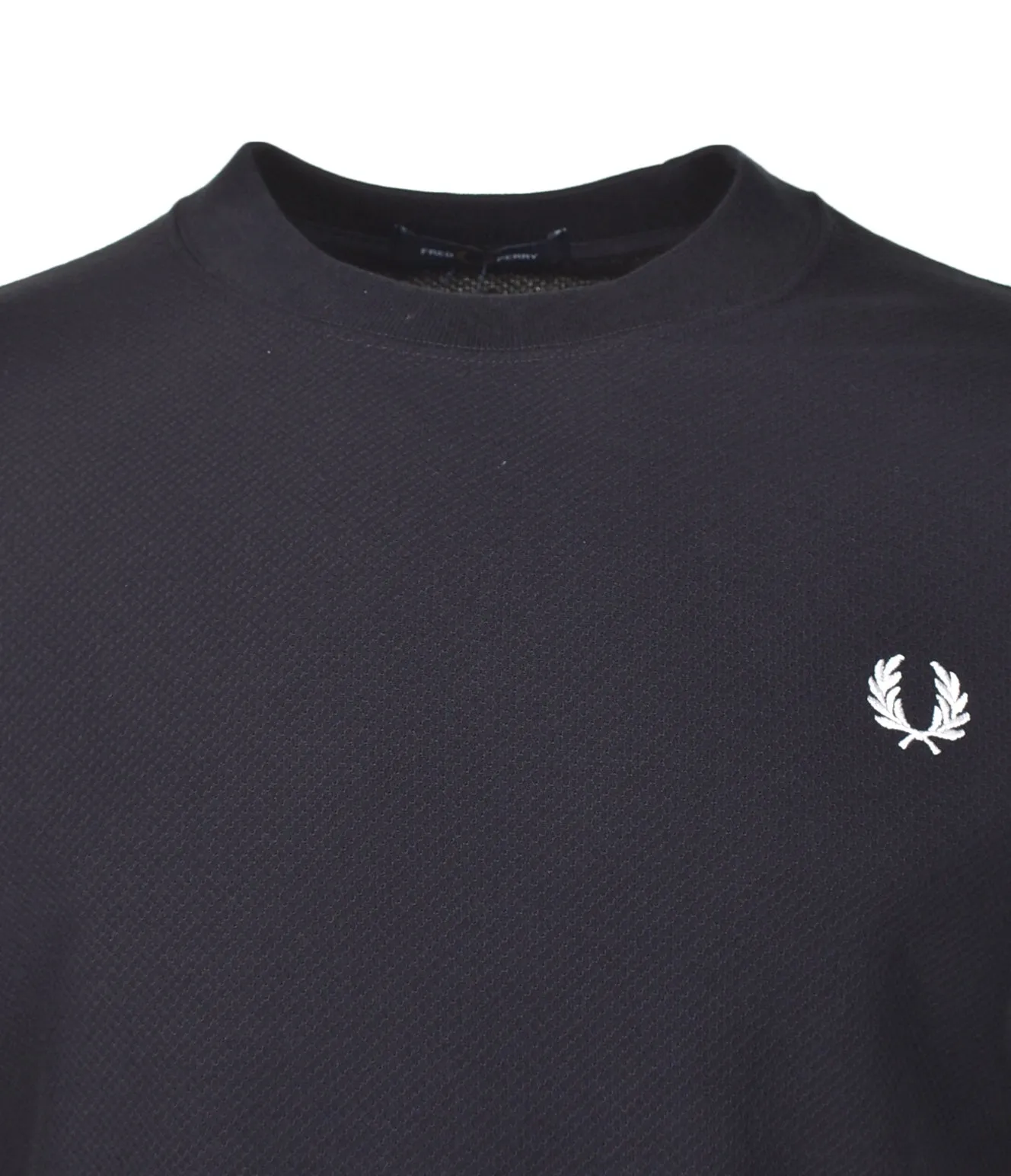 Tipped Cuff Pique T Shirt Black sold by RAGAZZI product image thumbnail 3