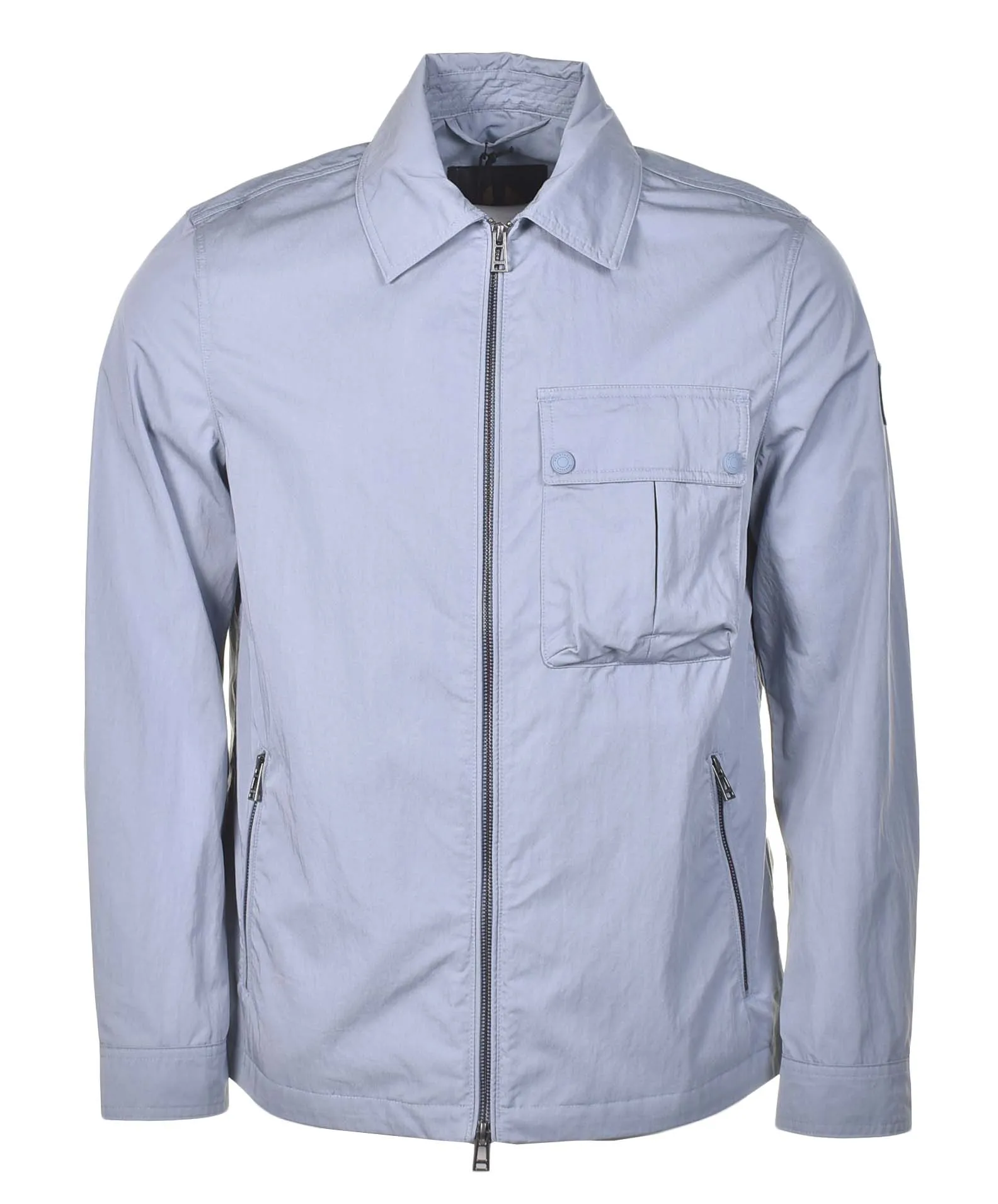Drome Overshirt Blue Flint sold by RAGAZZI
