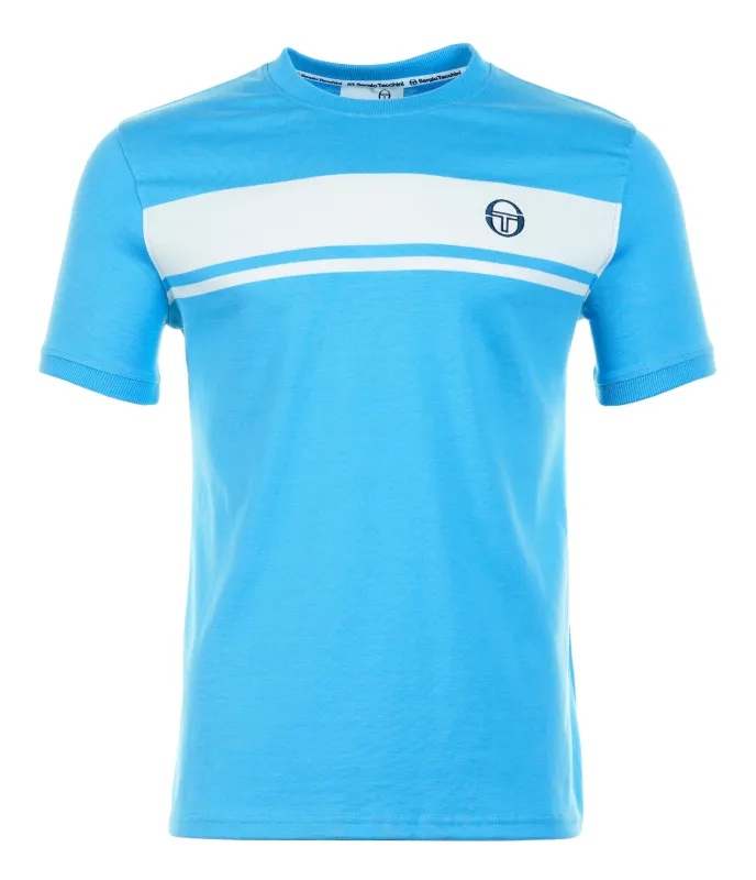 Short Sleeve Master Tee Azure Blue Gardenia sold by RAGAZZI