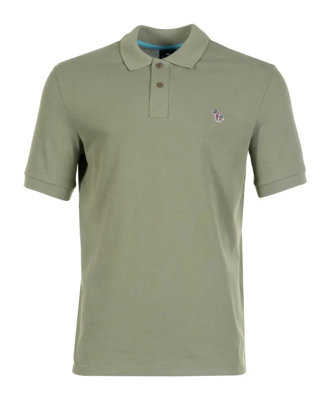 Regular Fit Short Sleeve Zebra Polo Shirt Green sold by RAGAZZI