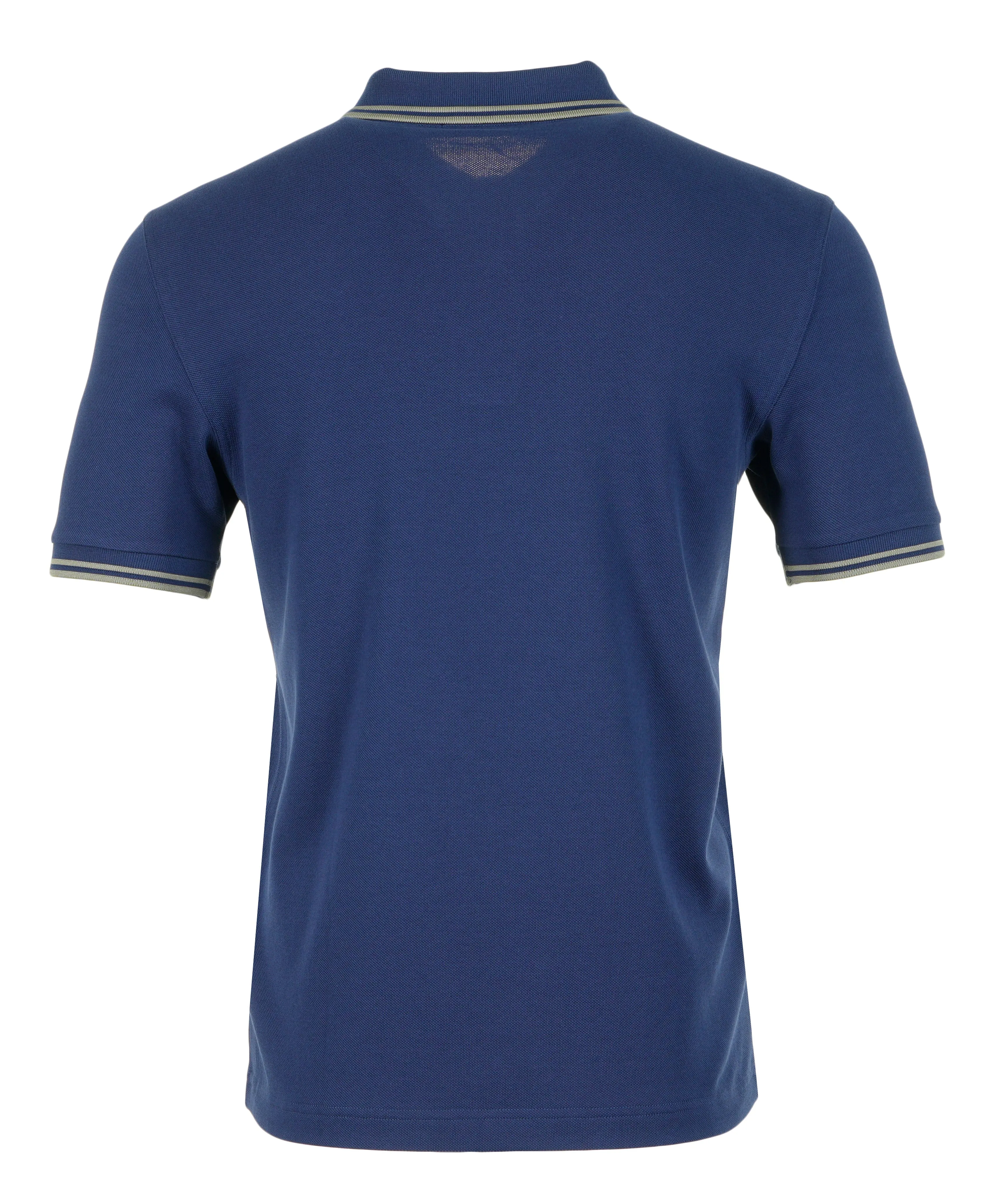 Short Sleeve Twin Tipped Polo Shirt French Navy Olive Mint sold by RAGAZZI product image thumbnail 2