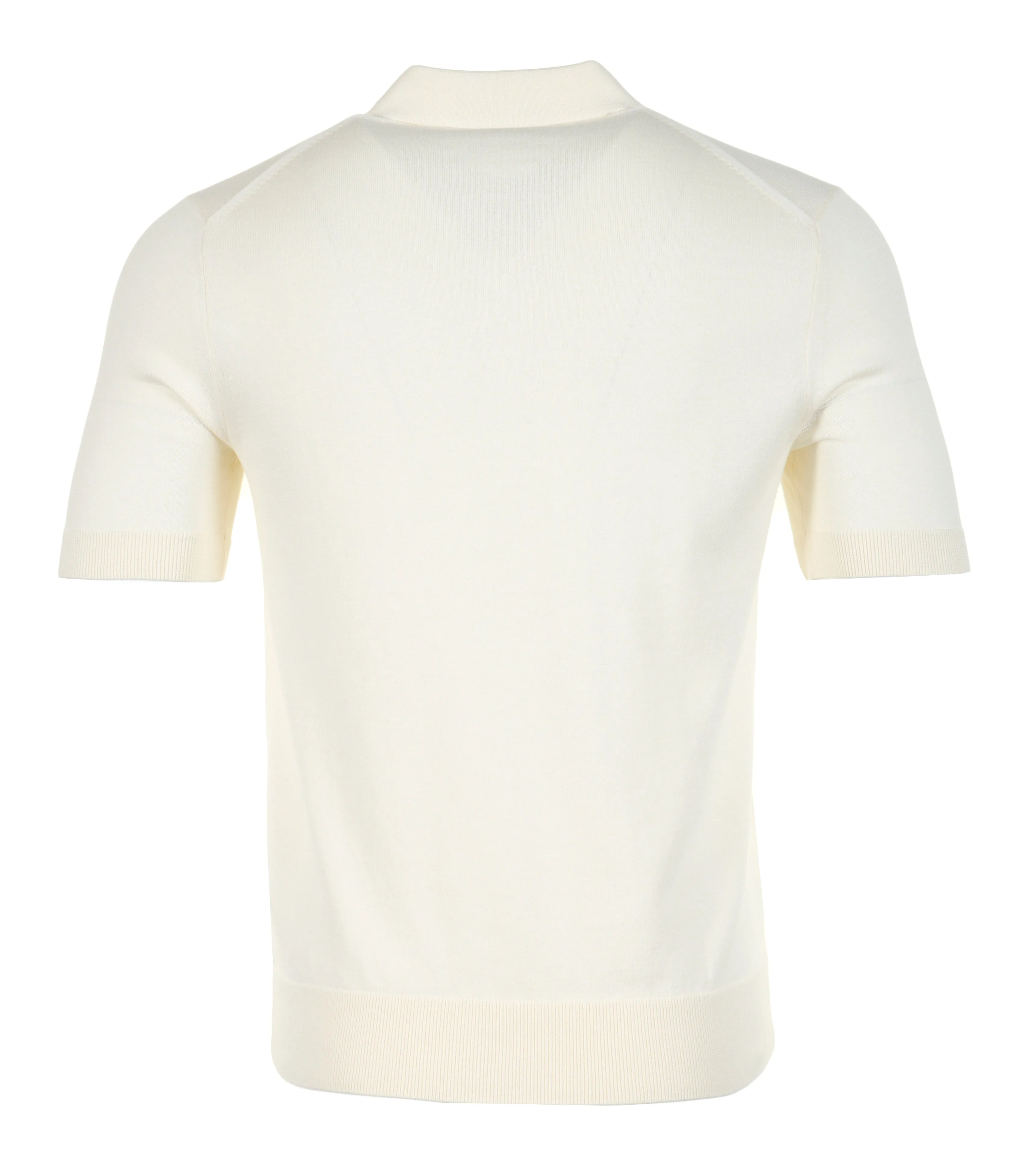 Cotton Knitted Polo Shirt Ecru sold by RAGAZZI product image thumbnail 2