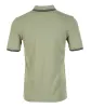 Short Sleeve Twin Tipped Polo Shirt Olive Mint Green sold by RAGAZZI