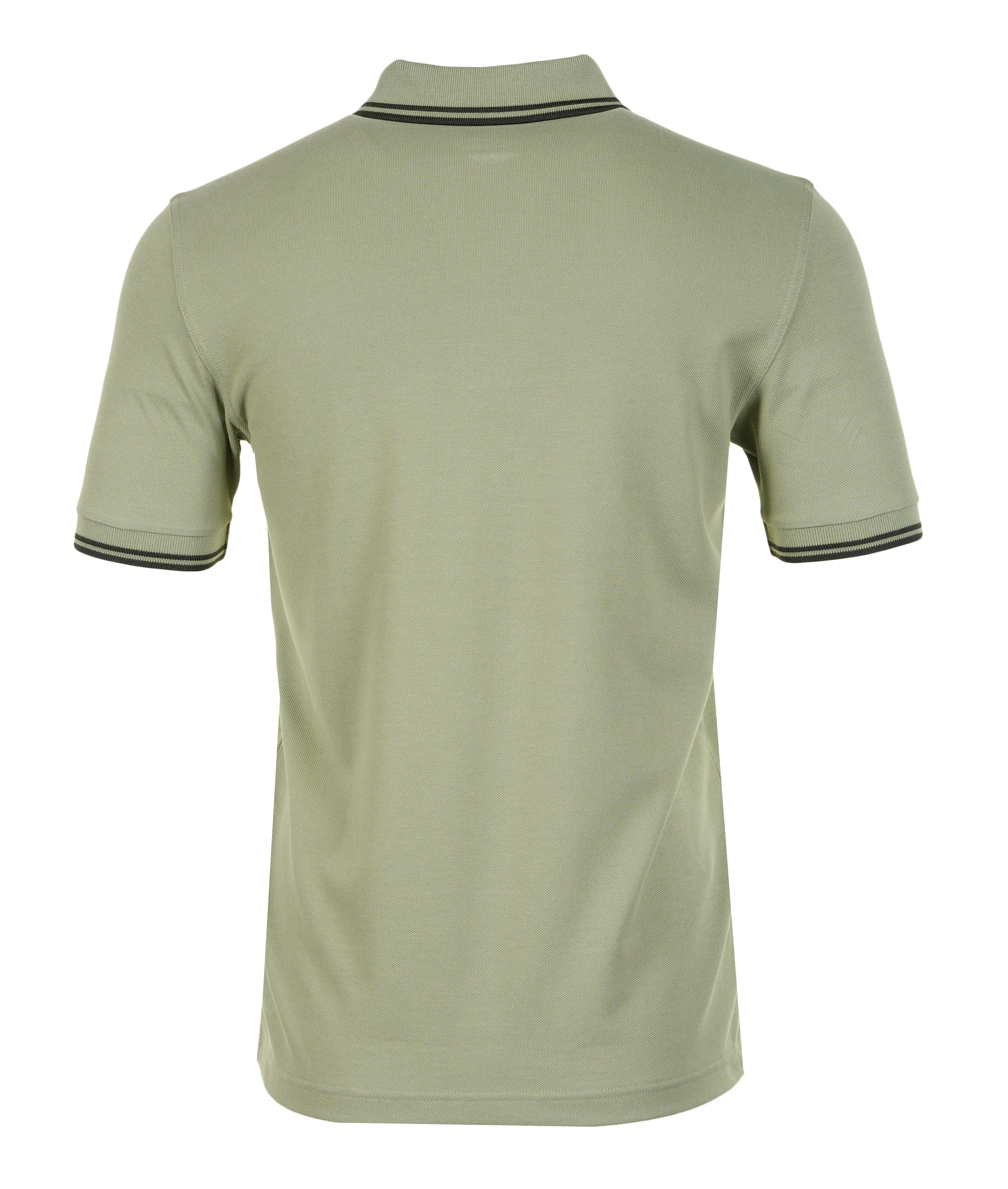 Short Sleeve Twin Tipped Polo Shirt Olive Mint Green sold by RAGAZZI product image thumbnail 2