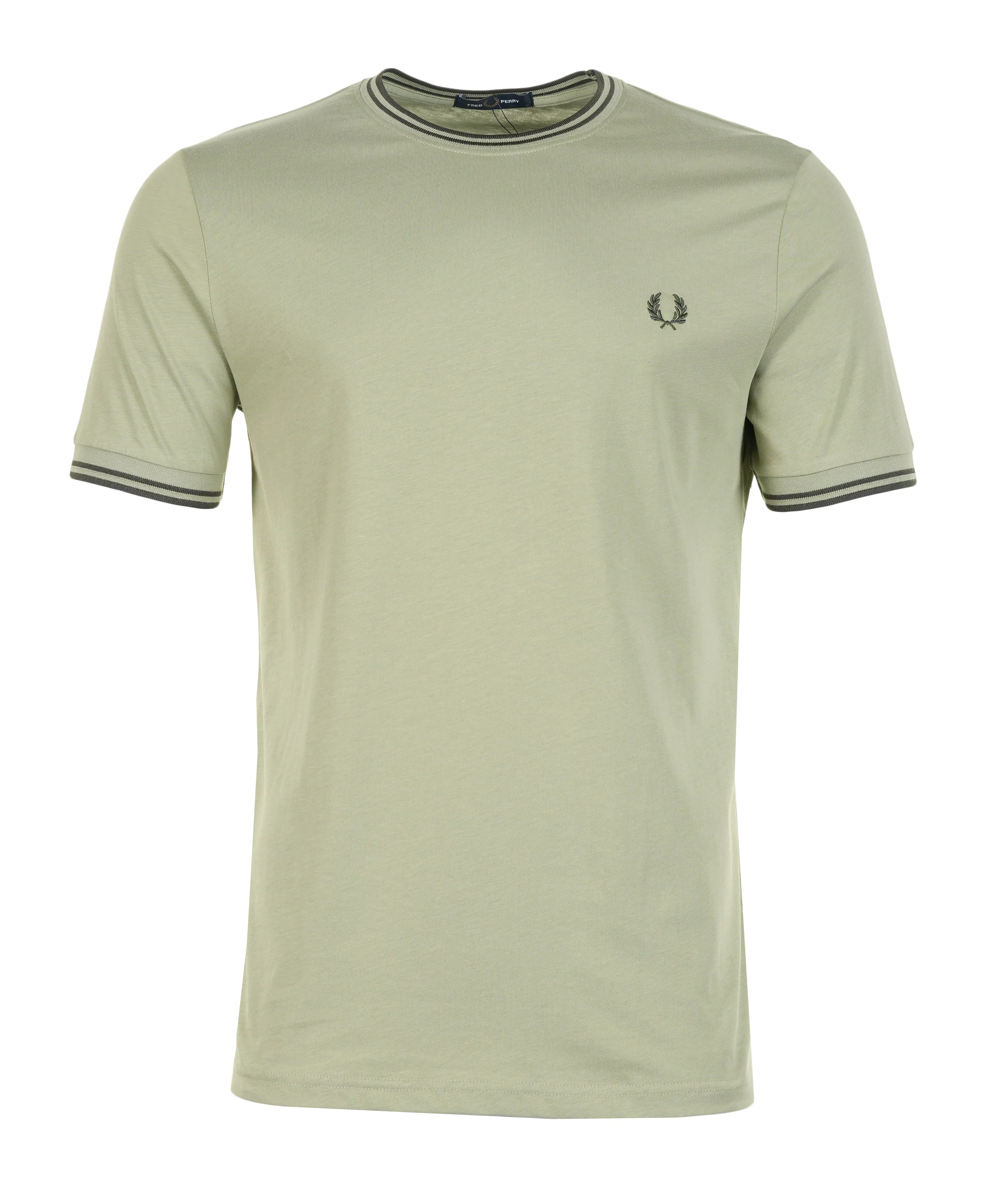Twin Tipped T Shirt Olive Mint sold by RAGAZZI