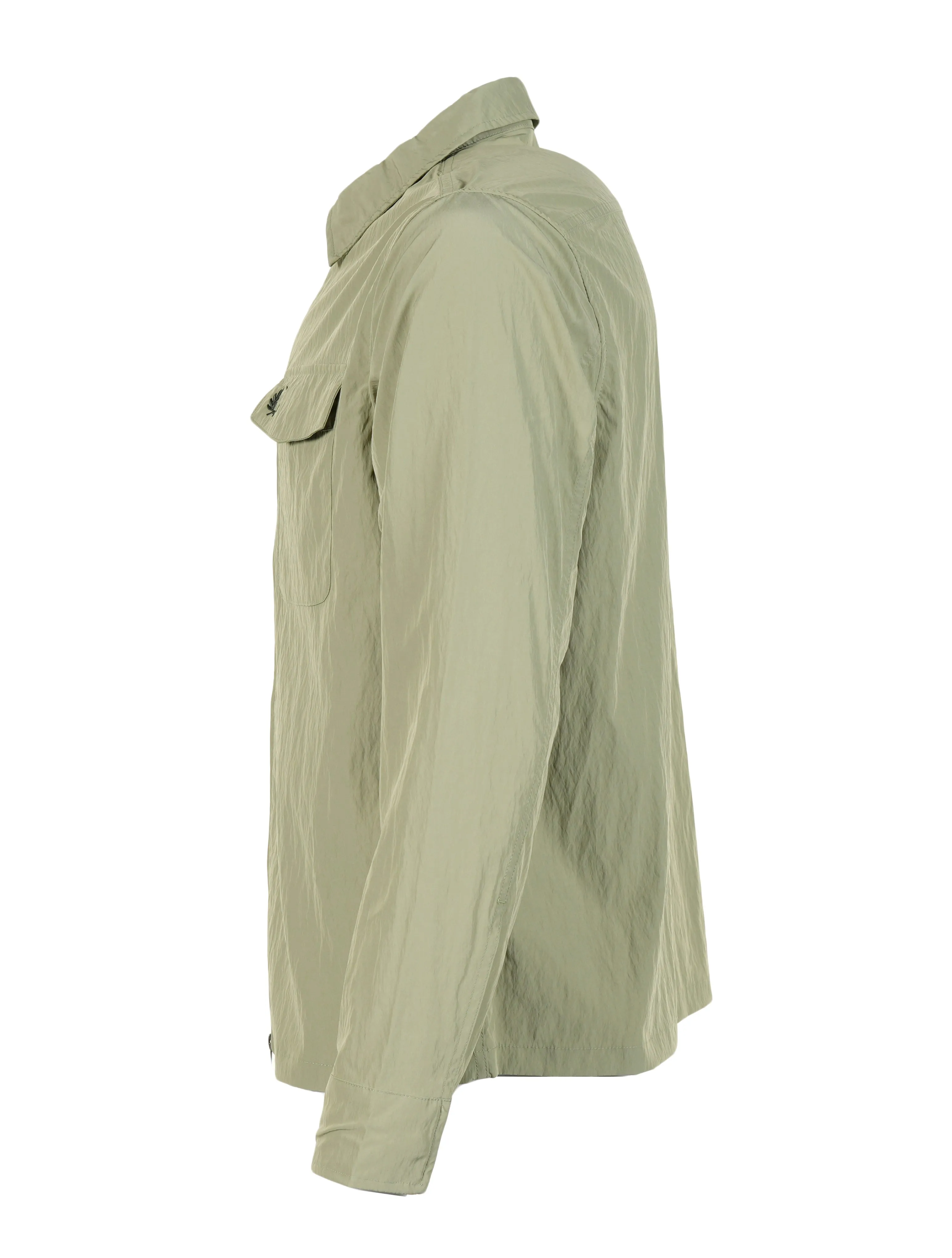 Zip Through Overshirt Olive Mint sold by RAGAZZI product image thumbnail 4