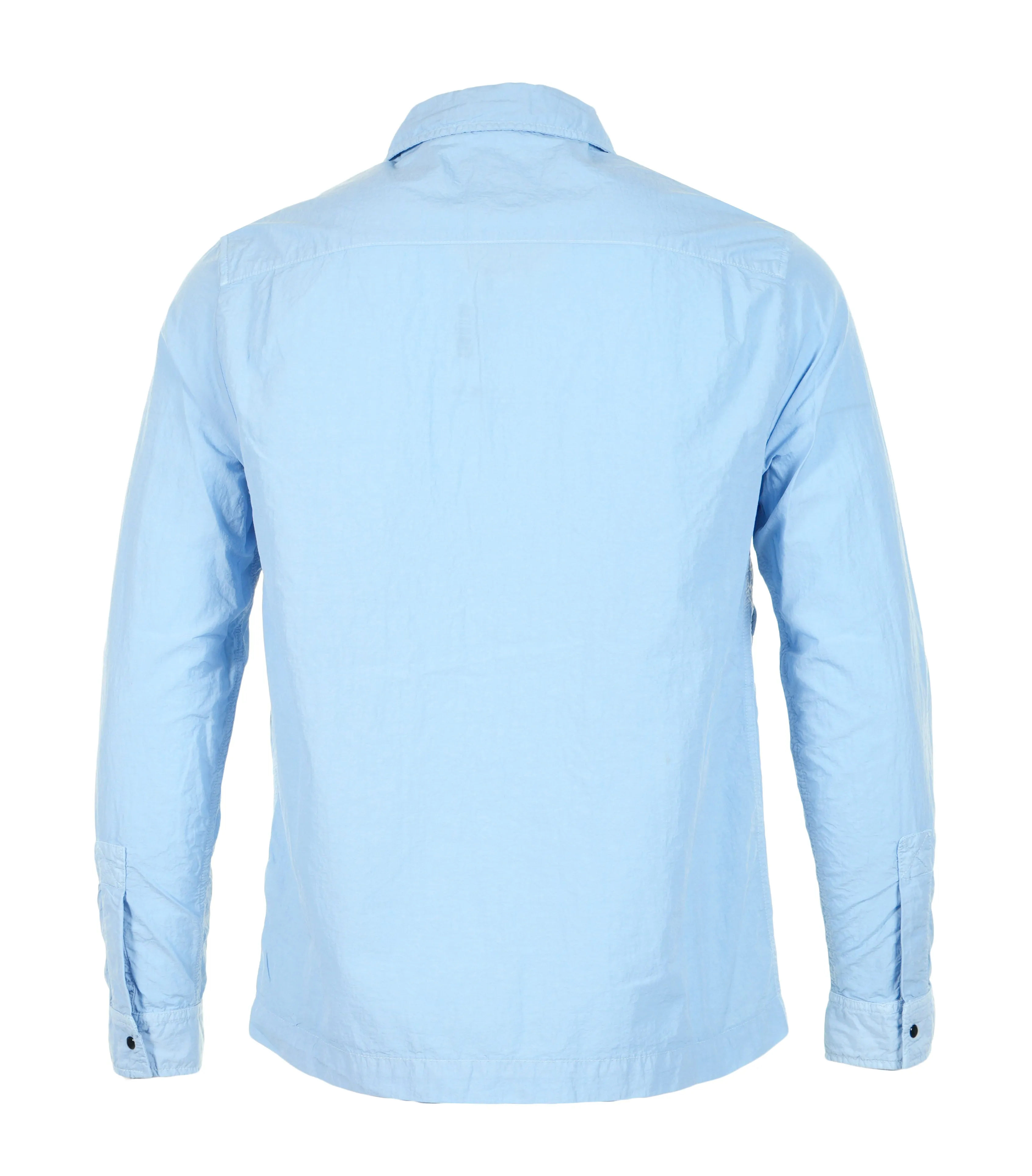 Unlined Overshirt Jacket Light Blue sold by RAGAZZI product image thumbnail 2