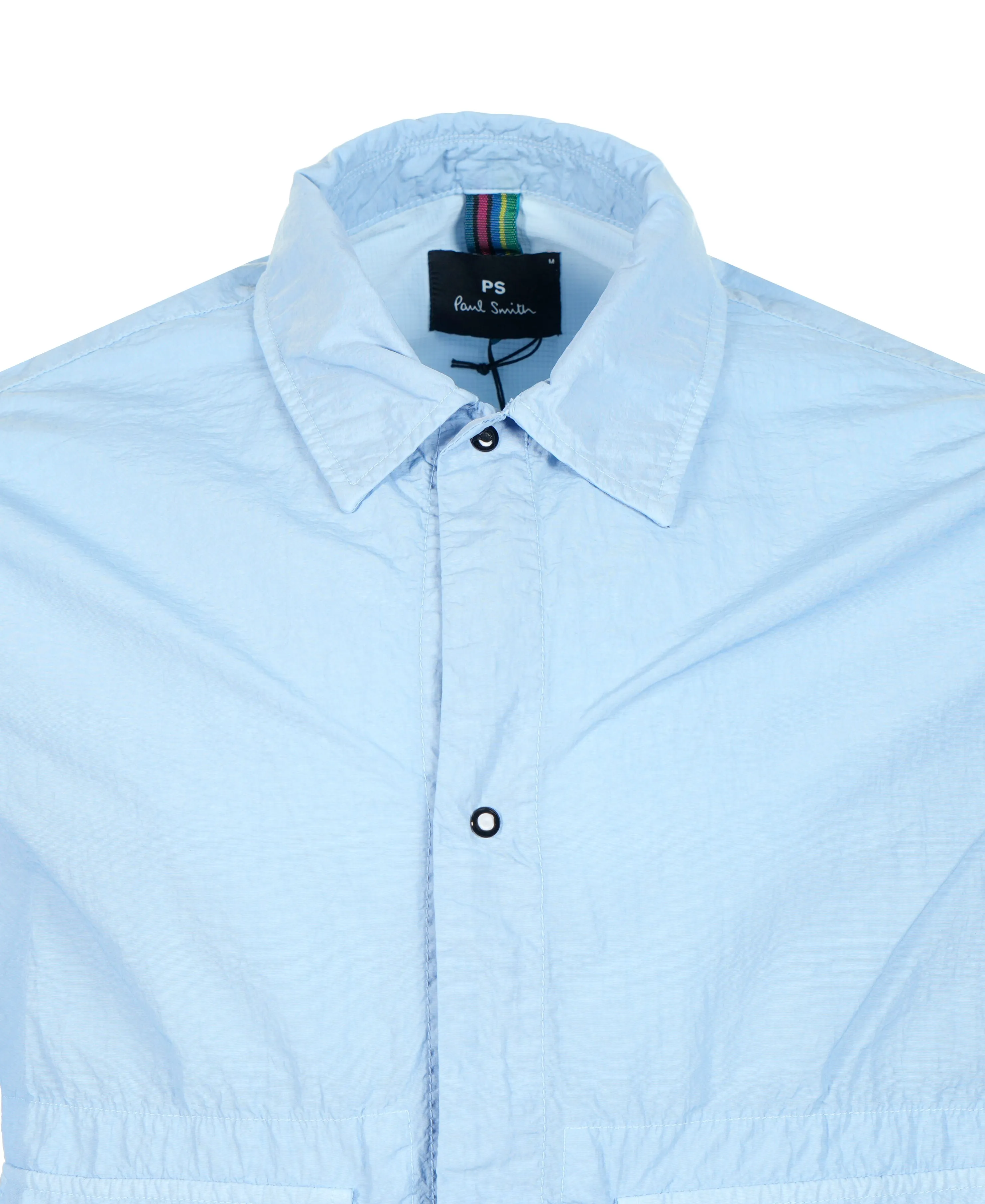 Unlined Overshirt Jacket Light Blue sold by RAGAZZI product image thumbnail 4