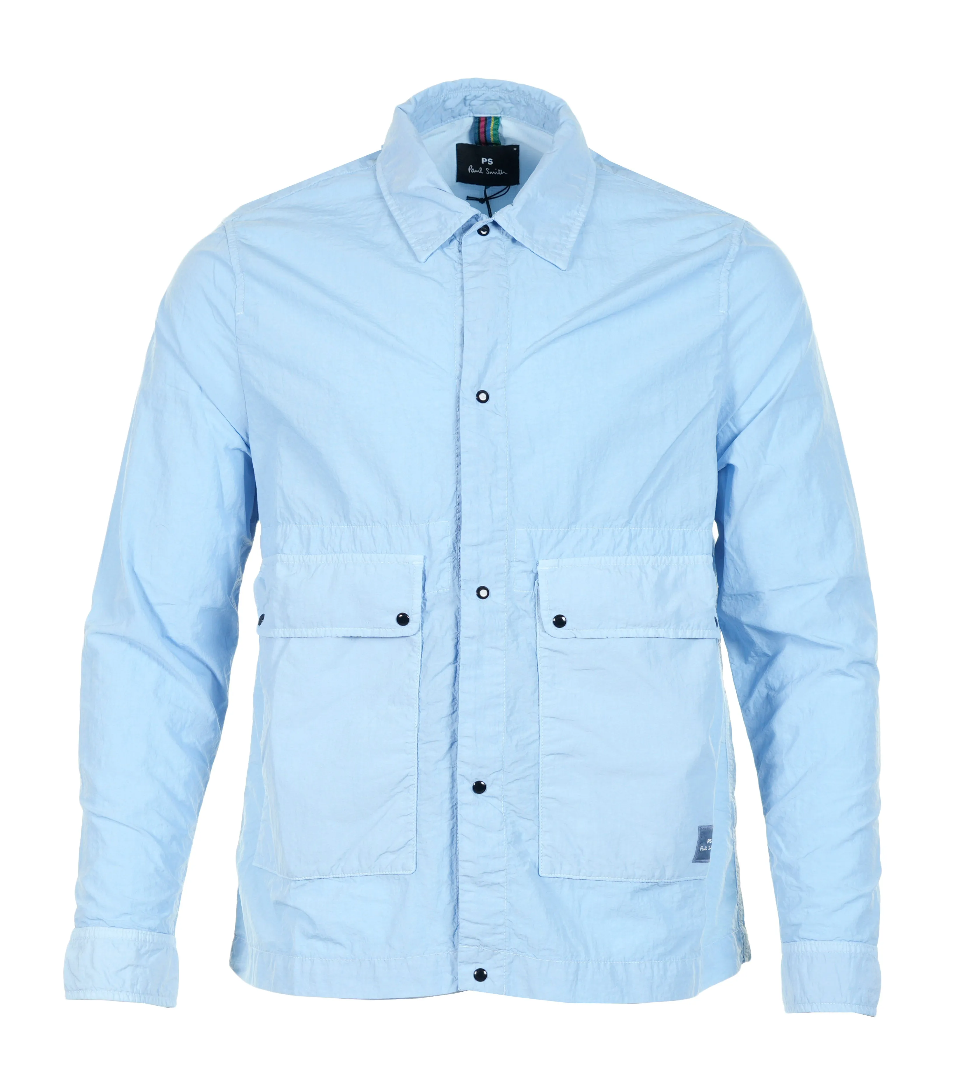 Unlined Overshirt Jacket Light Blue sold by RAGAZZI
