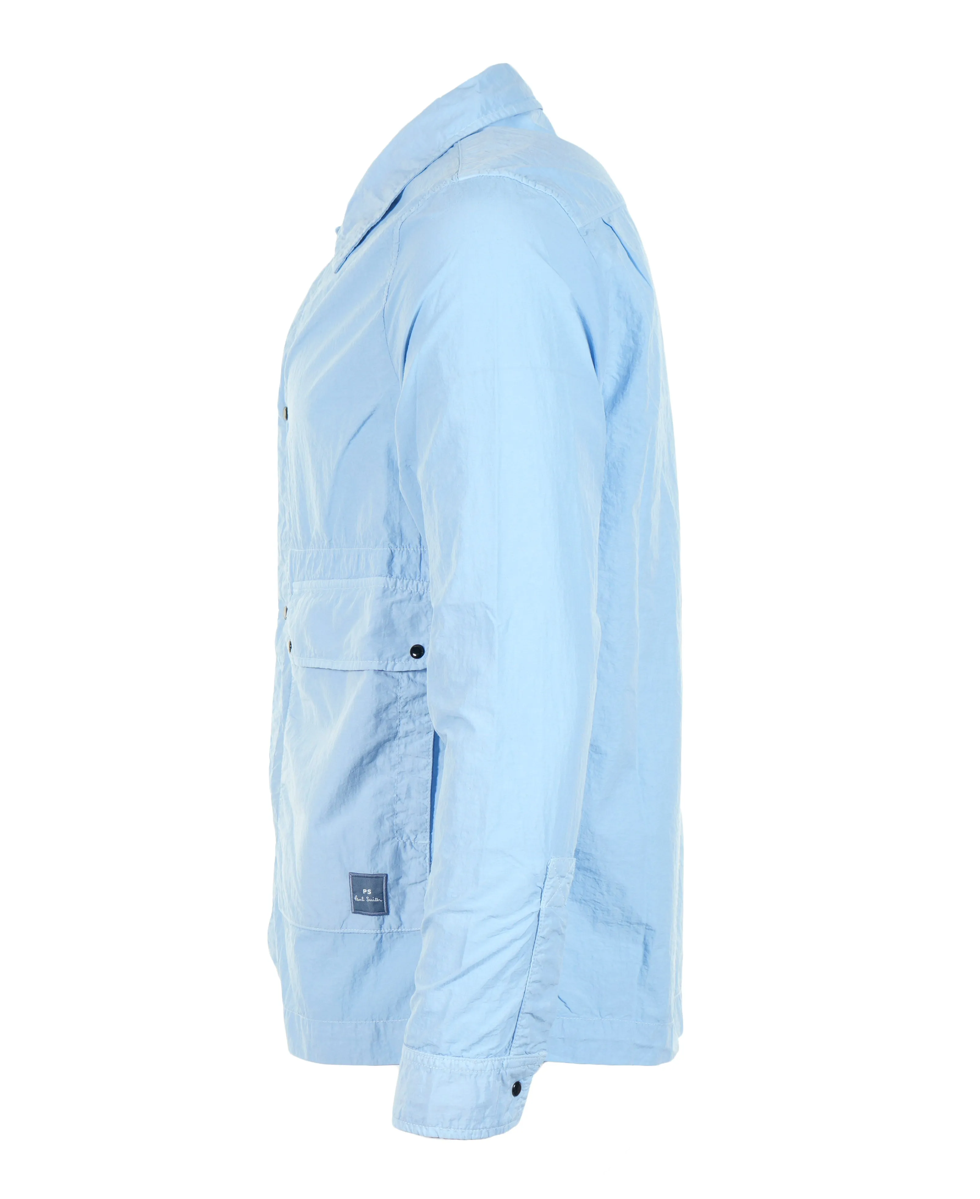 Unlined Overshirt Jacket Light Blue sold by RAGAZZI product image thumbnail 3