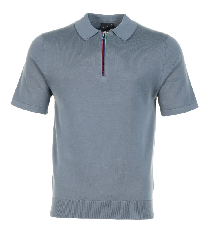 Sport Stripe Short Sleeve Polo Shirt 75 Anthracite sold by RAGAZZI