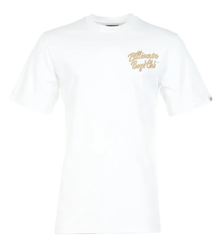 Script Logo T Shirt White made by Billionaire Boys Club