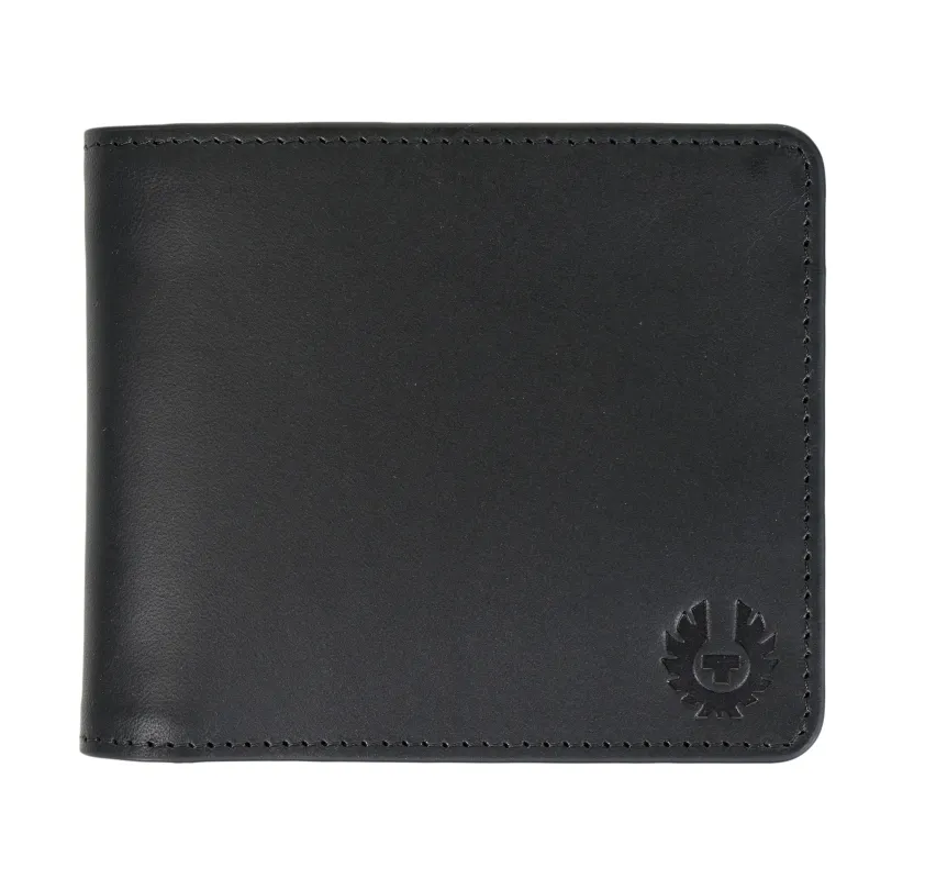 Hanchurch Bi-Fold Wallet Black made by Belstaff