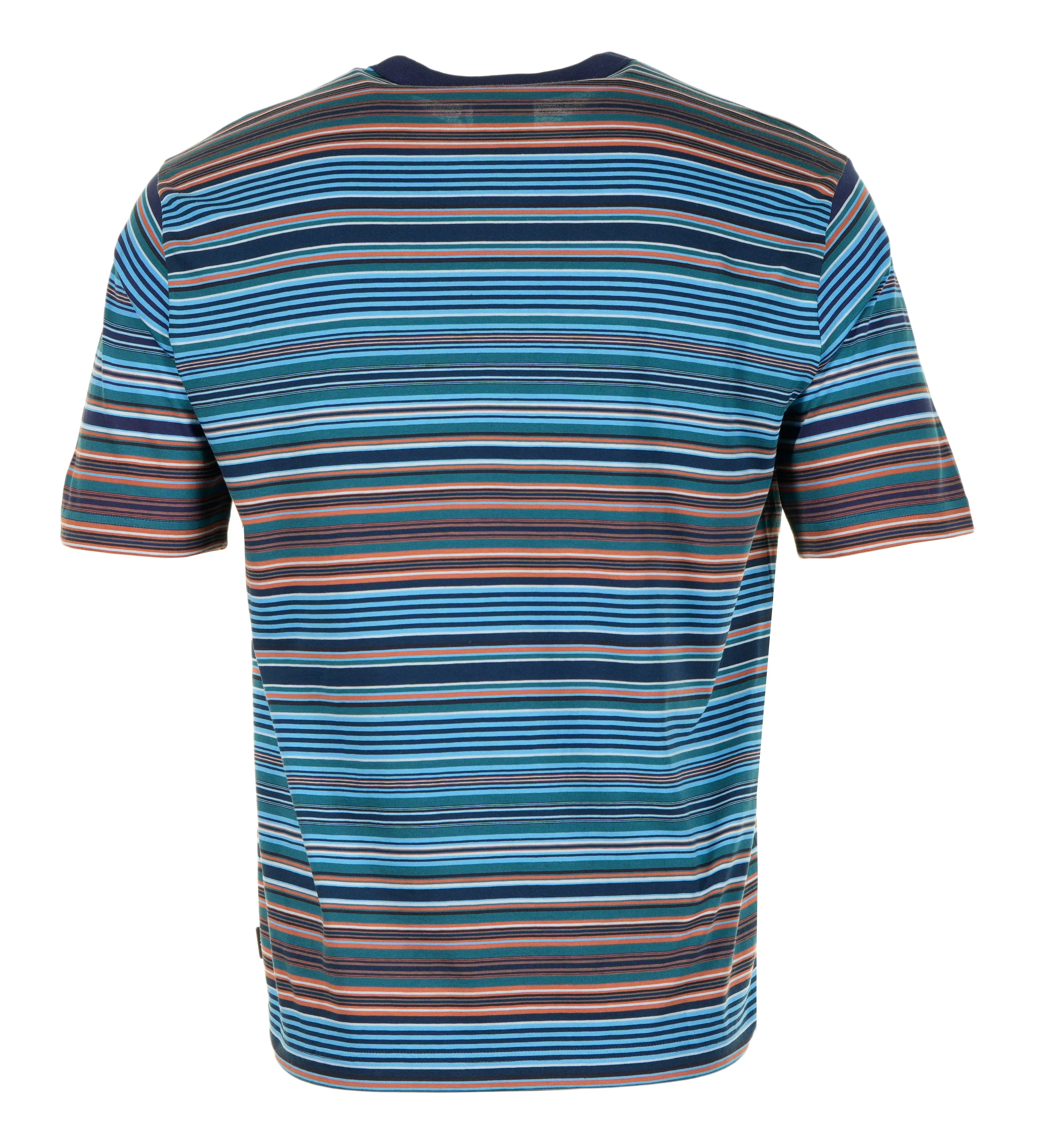 Casual Fit Stripe T Shirt Cobalt Blue sold by RAGAZZI product image thumbnail 2