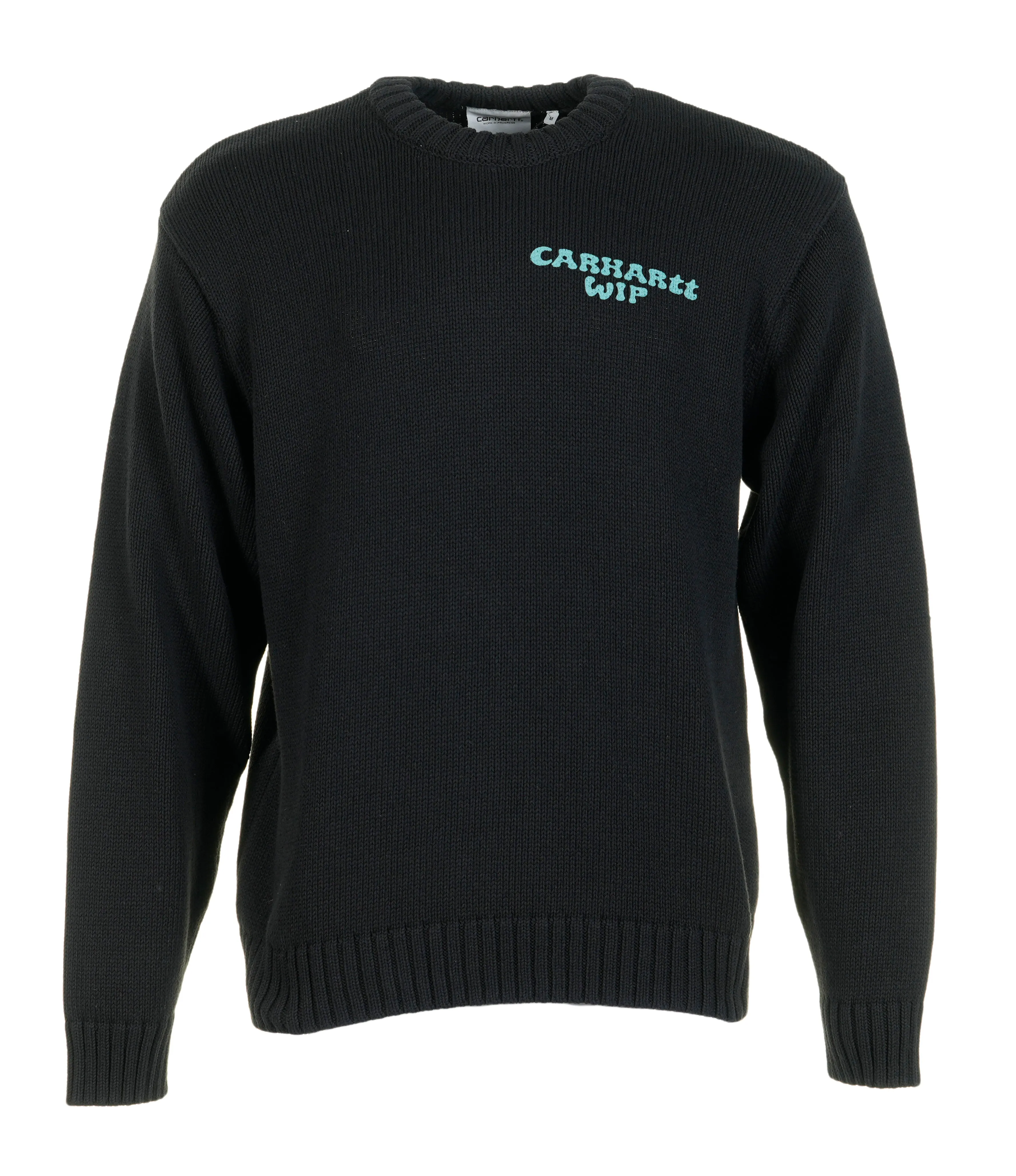 Knitted Helix Sweatshirt Black sold by RAGAZZI