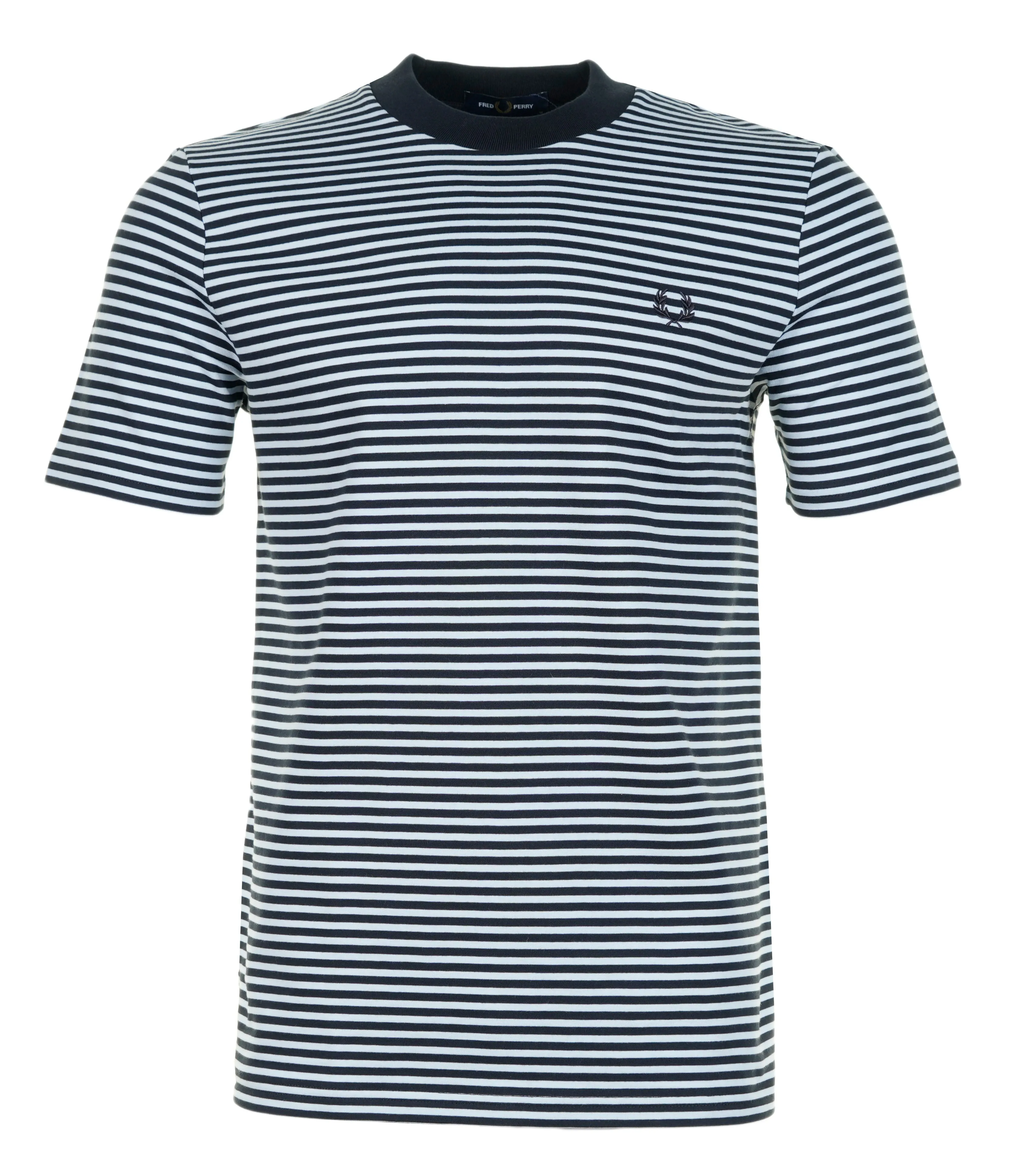 Fine Stripe T Shirt Navy sold by RAGAZZI