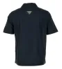 Lightweight Texture Revere Collar Short Sleeve Shirt Navy sold by RAGAZZI