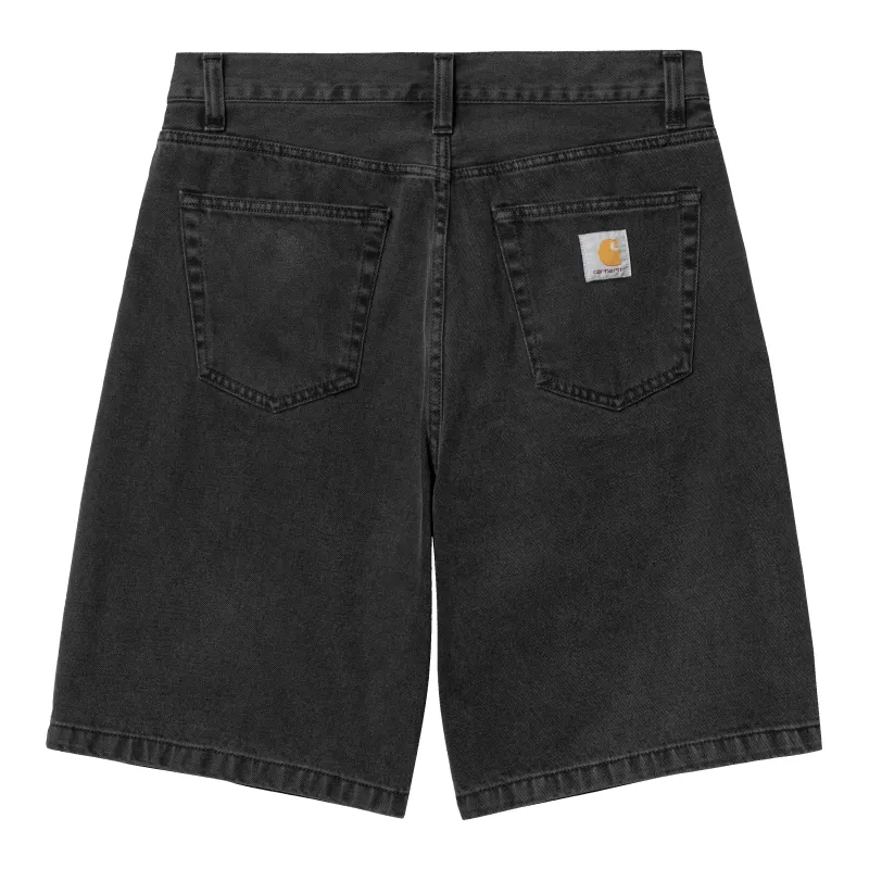 Landon Denim Shorts Black Stone Washed sold by RAGAZZI
