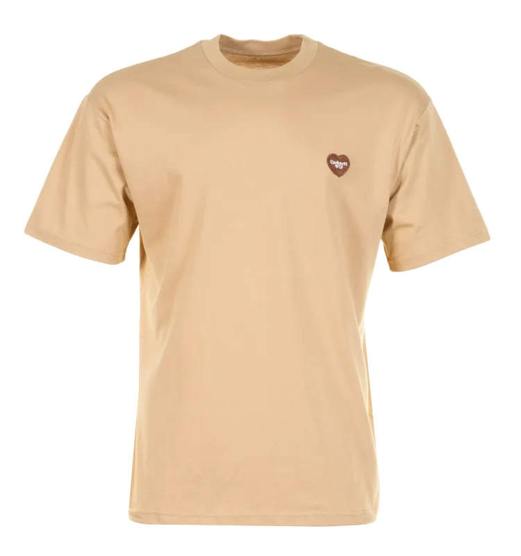 Short Sleeve Heart 2 Hartt T Shirt Dusty Brown sold by RAGAZZI