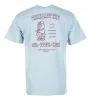Short Sleeve Sandwich T Shirt Blue Fog sold by RAGAZZI