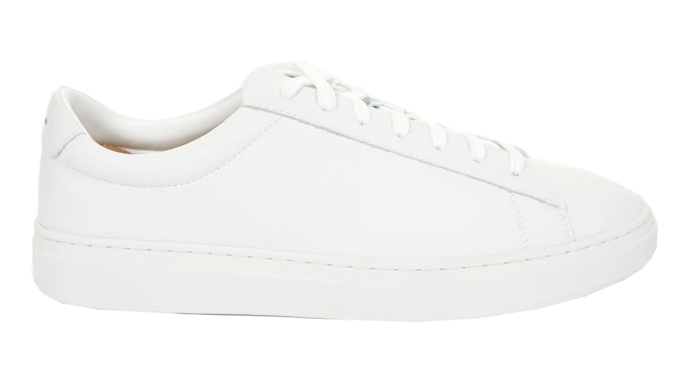 Kieran Tenn Tumbled Leather Trainers Natural sold by RAGAZZI