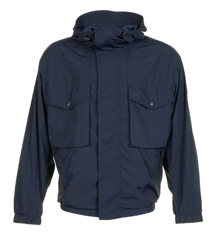 Omusk Full Zip Hooded Jacket Dark Blue sold by RAGAZZI