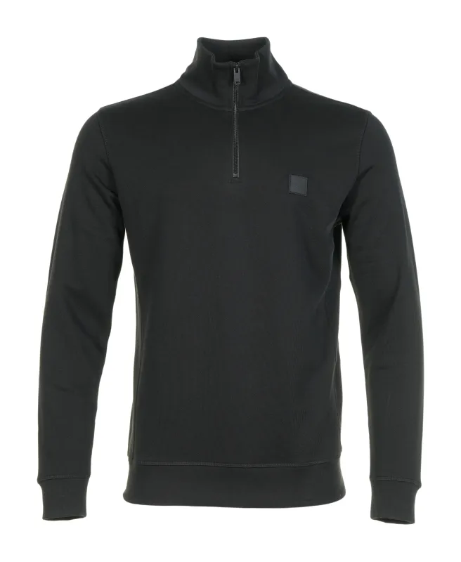 Zetrust Quarter Zip Sweatshirt Black sold by RAGAZZI