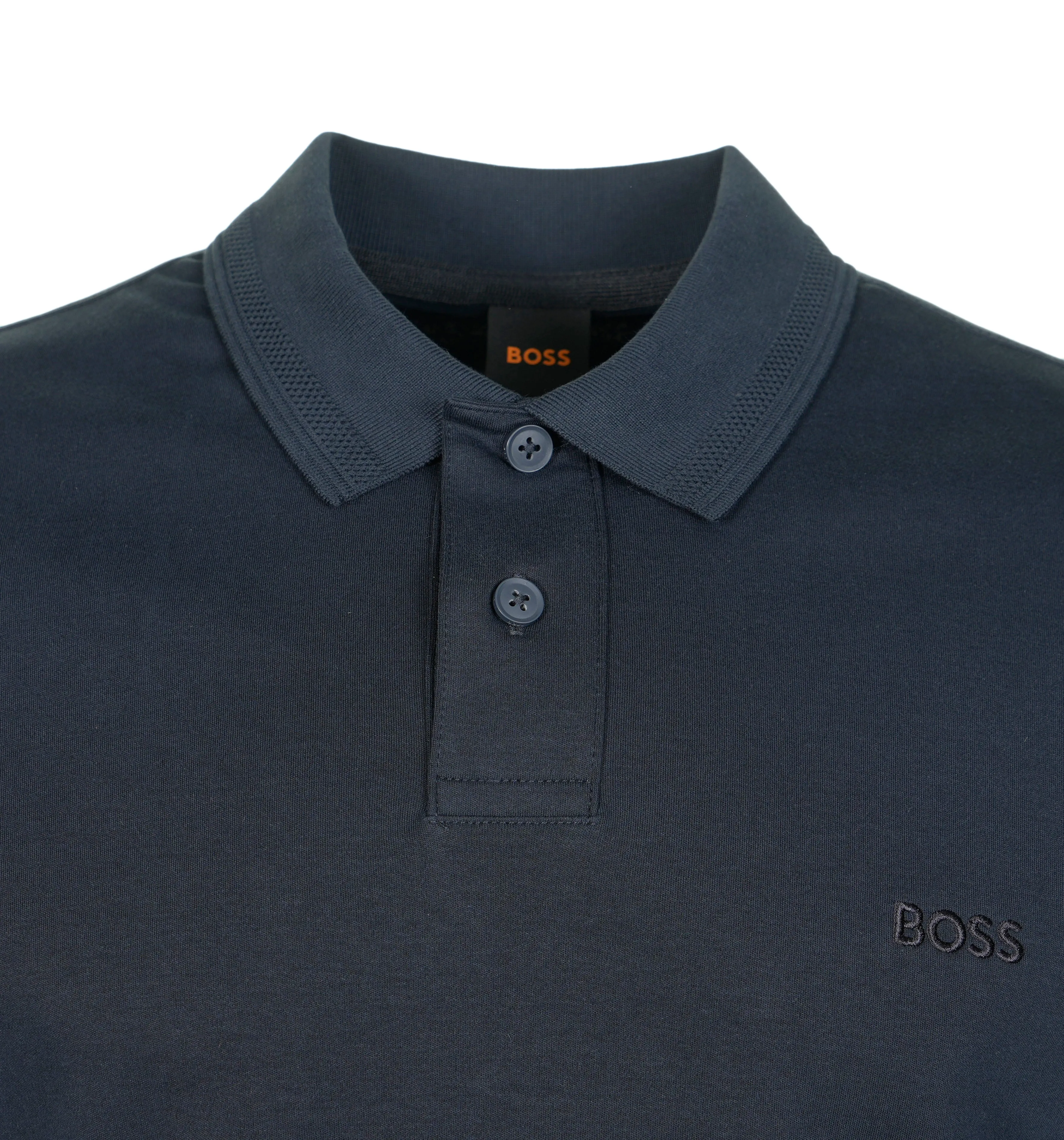 Pe Interlock Short Sleeve Polo Shirt Dark Blue sold by RAGAZZI product image thumbnail 3