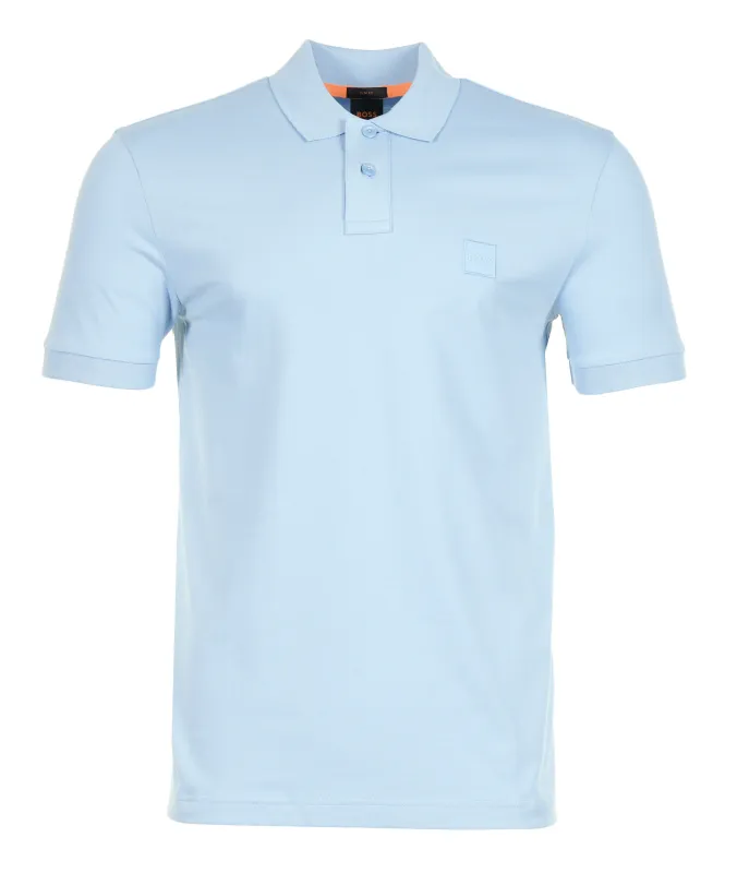 Passenger Short Sleeve Polo Shirt 470 Open Blue sold by RAGAZZI