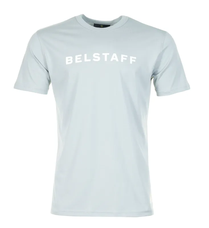 Short Sleeve Logo T Shirt Quarry Blue sold by RAGAZZI