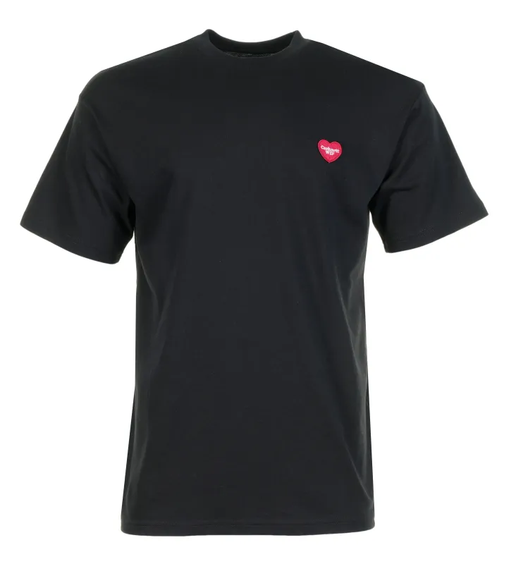 Short Sleeve Heart 2 Hartt T Shirt Black sold by RAGAZZI