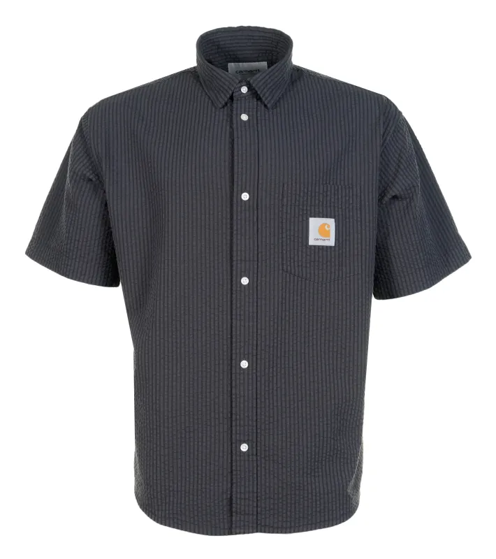 Short Sleeve Toland Shirt Black sold by RAGAZZI