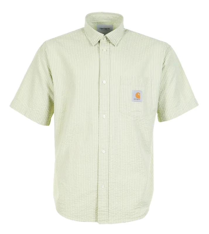 Short Sleeve Toland Shirt Pale Olive sold by RAGAZZI