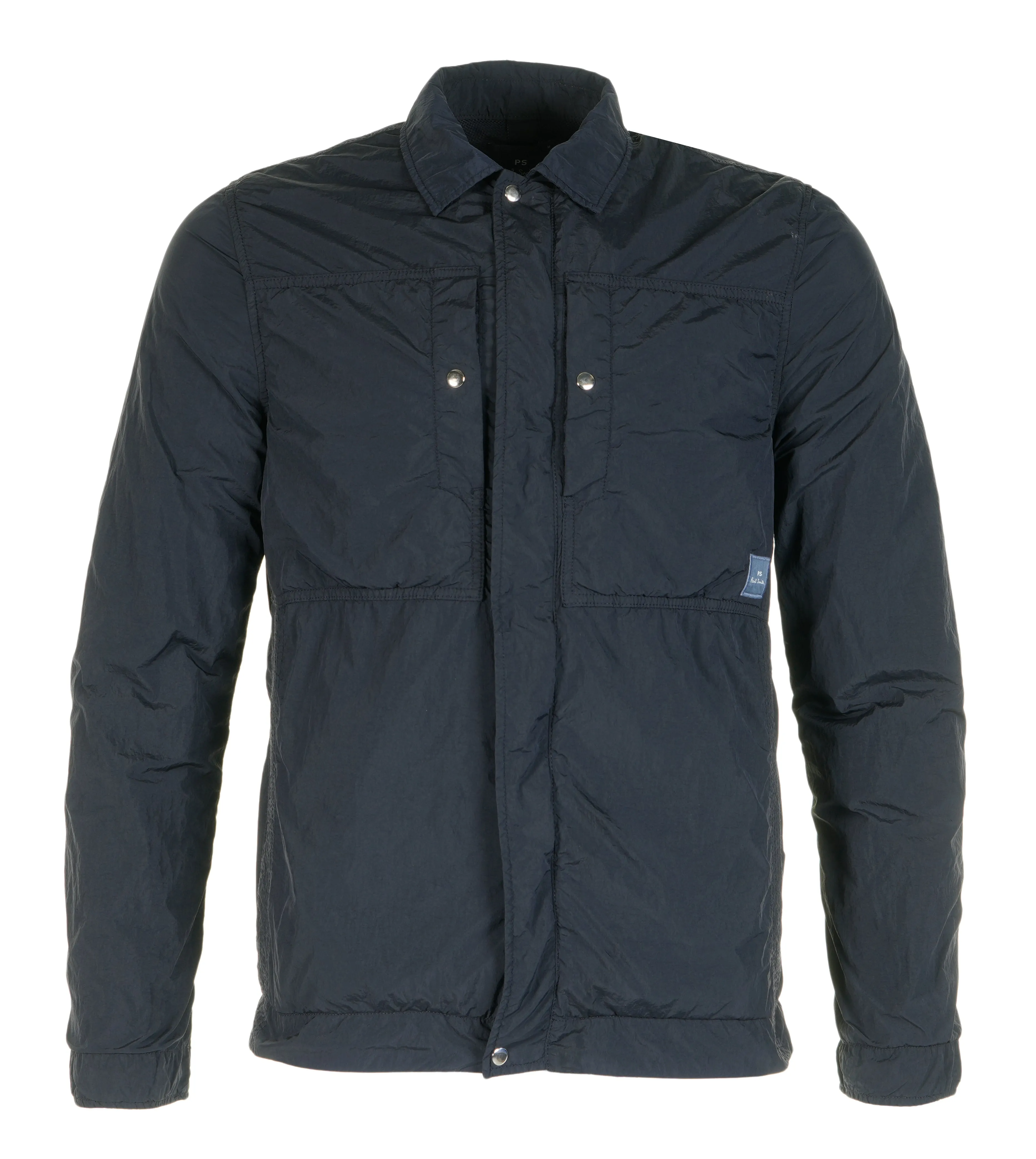 Garment Dyed Nylon Jacket Navy sold by RAGAZZI
