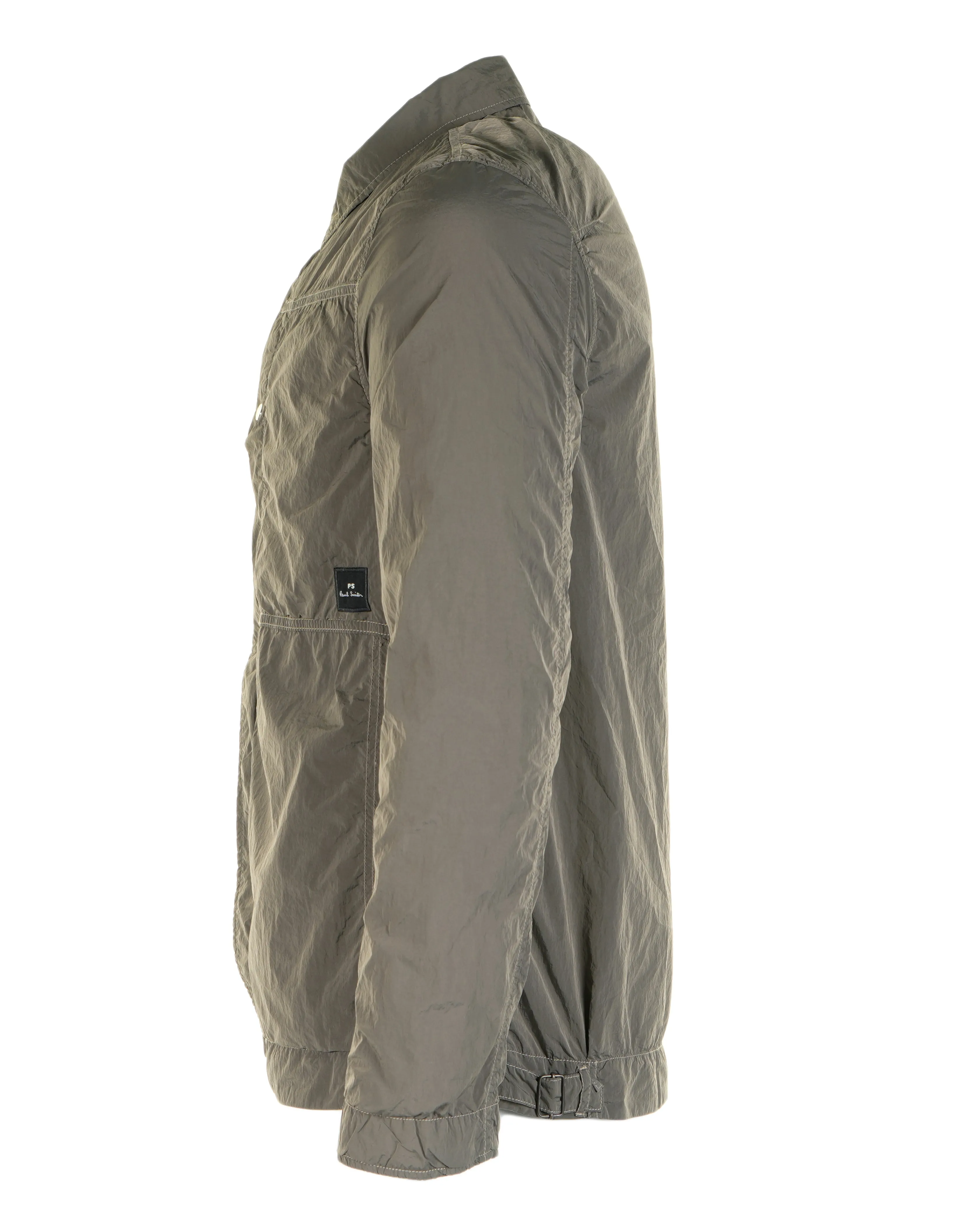 Garment Dyed Nylon Jacket Khaki sold by RAGAZZI product image thumbnail 3